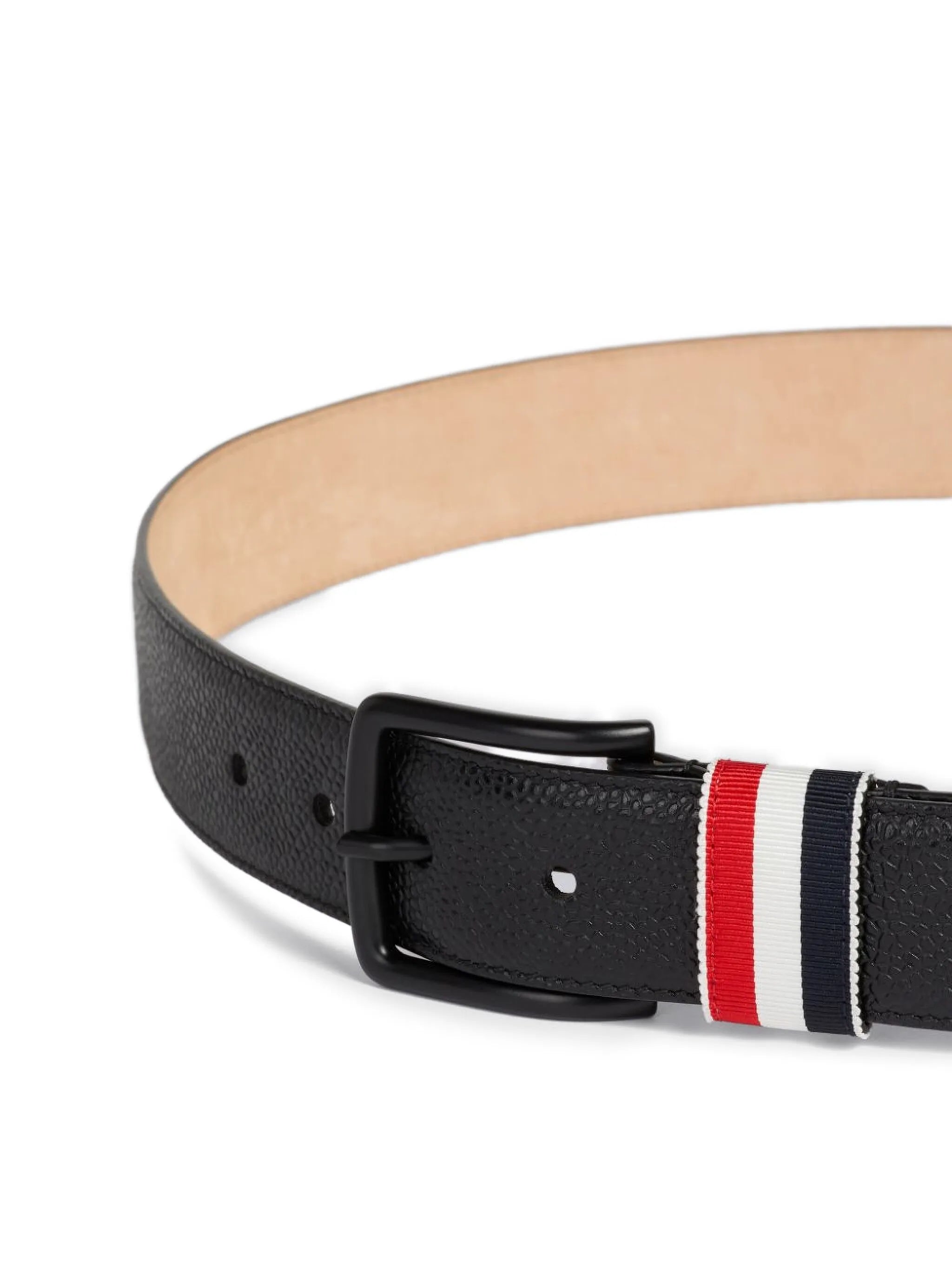 signature three stripe detail belt