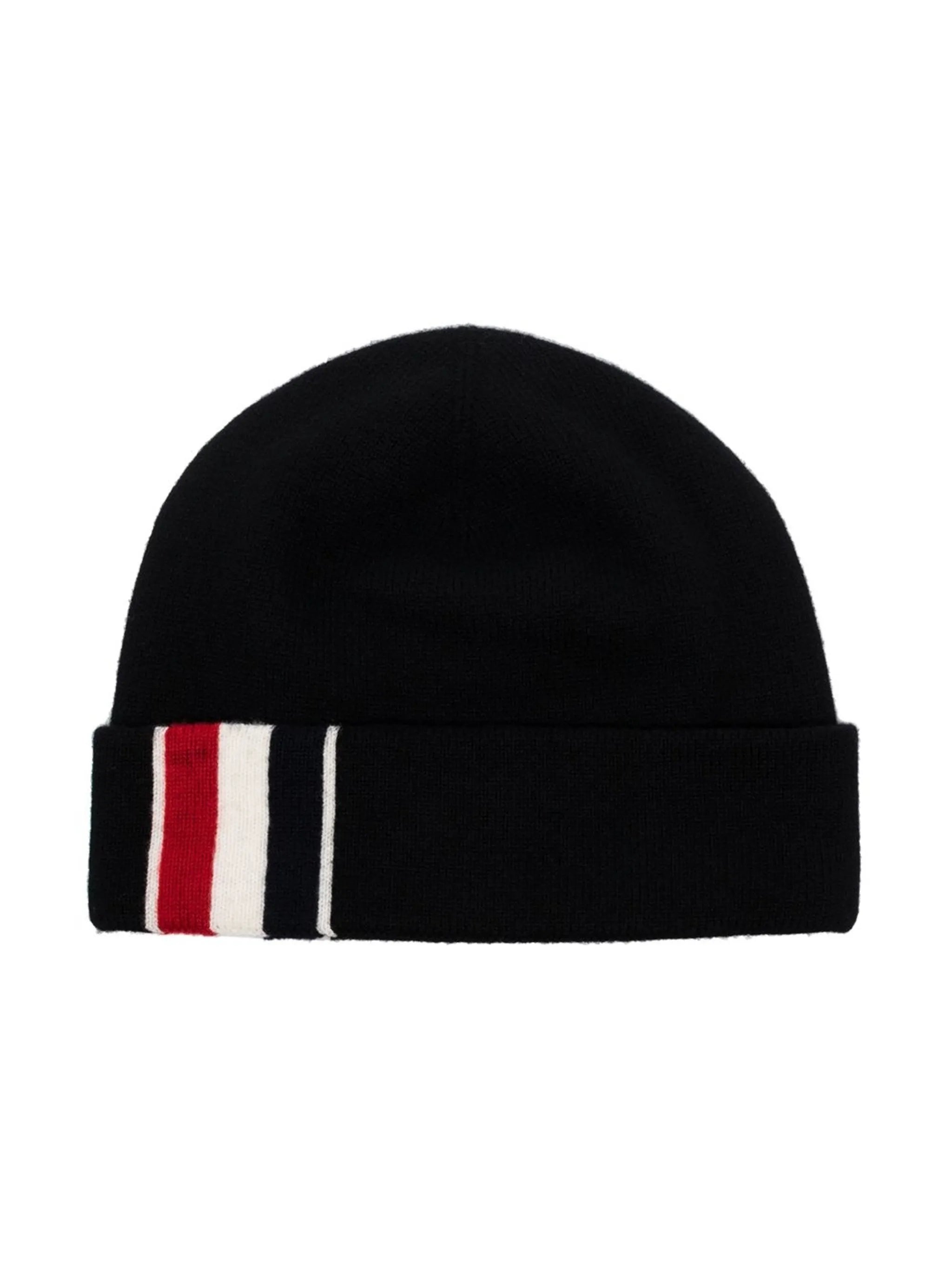 tricolour detail beanie