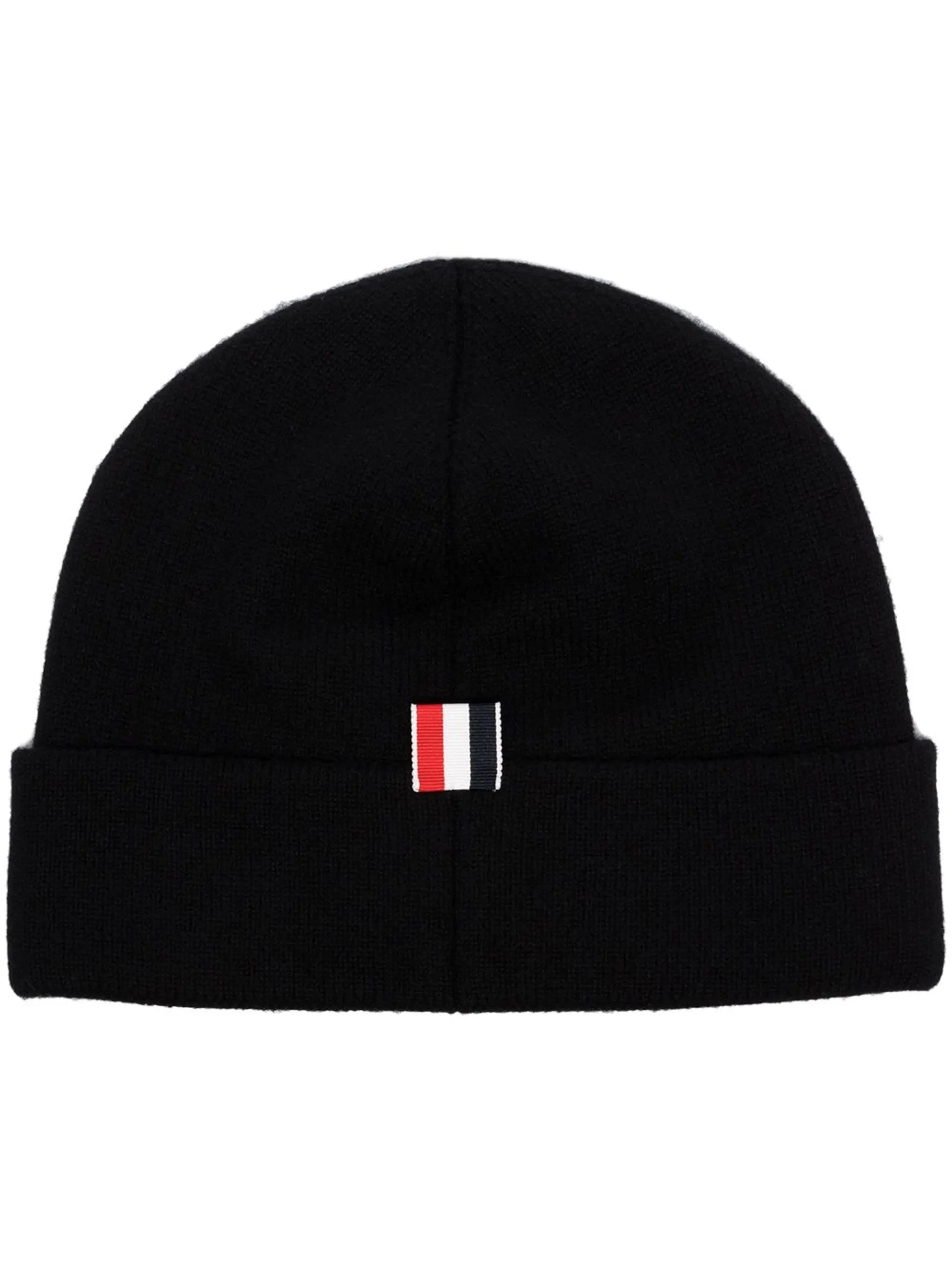 tricolour detail beanie