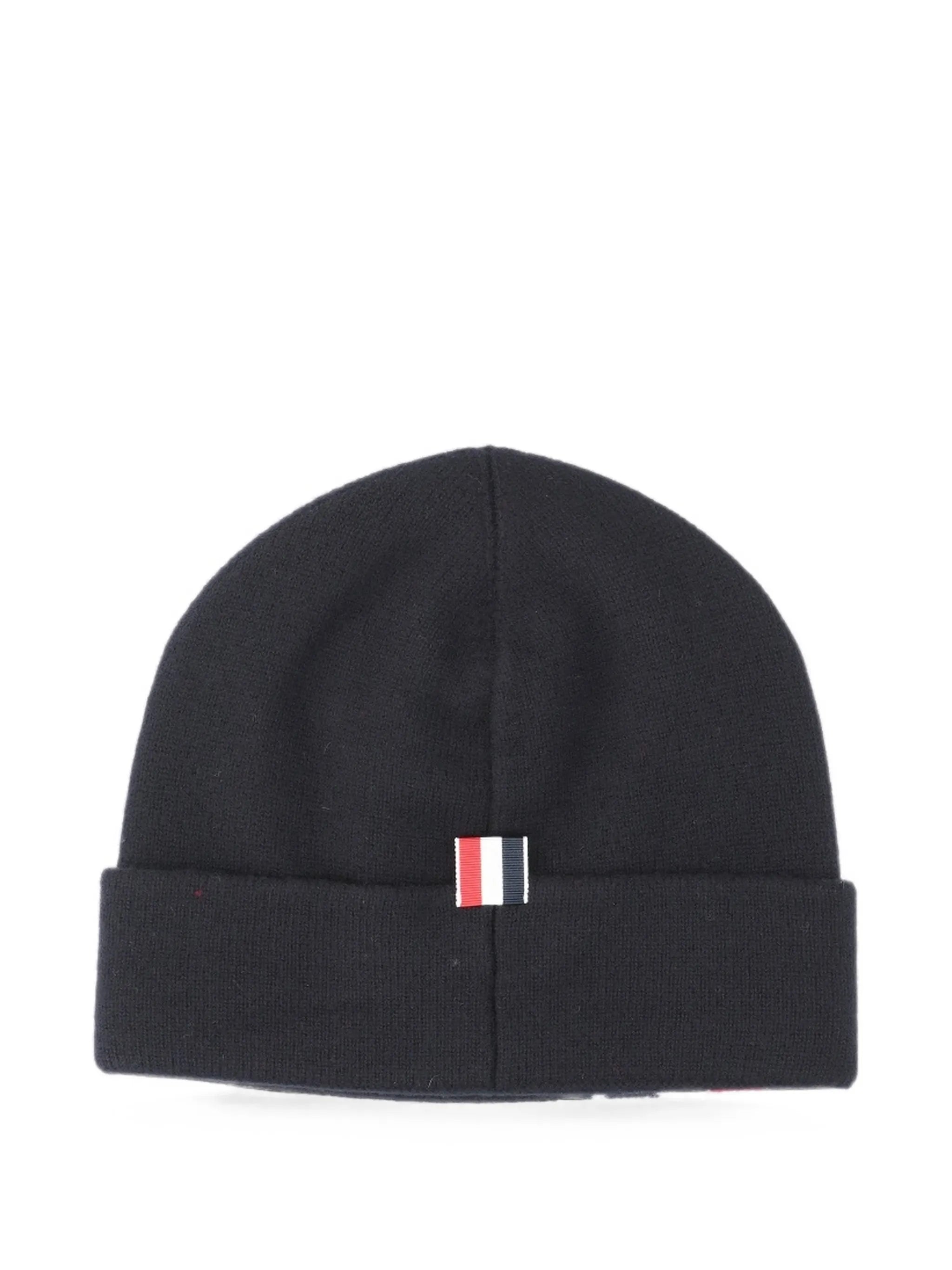 tricolour detail beanie