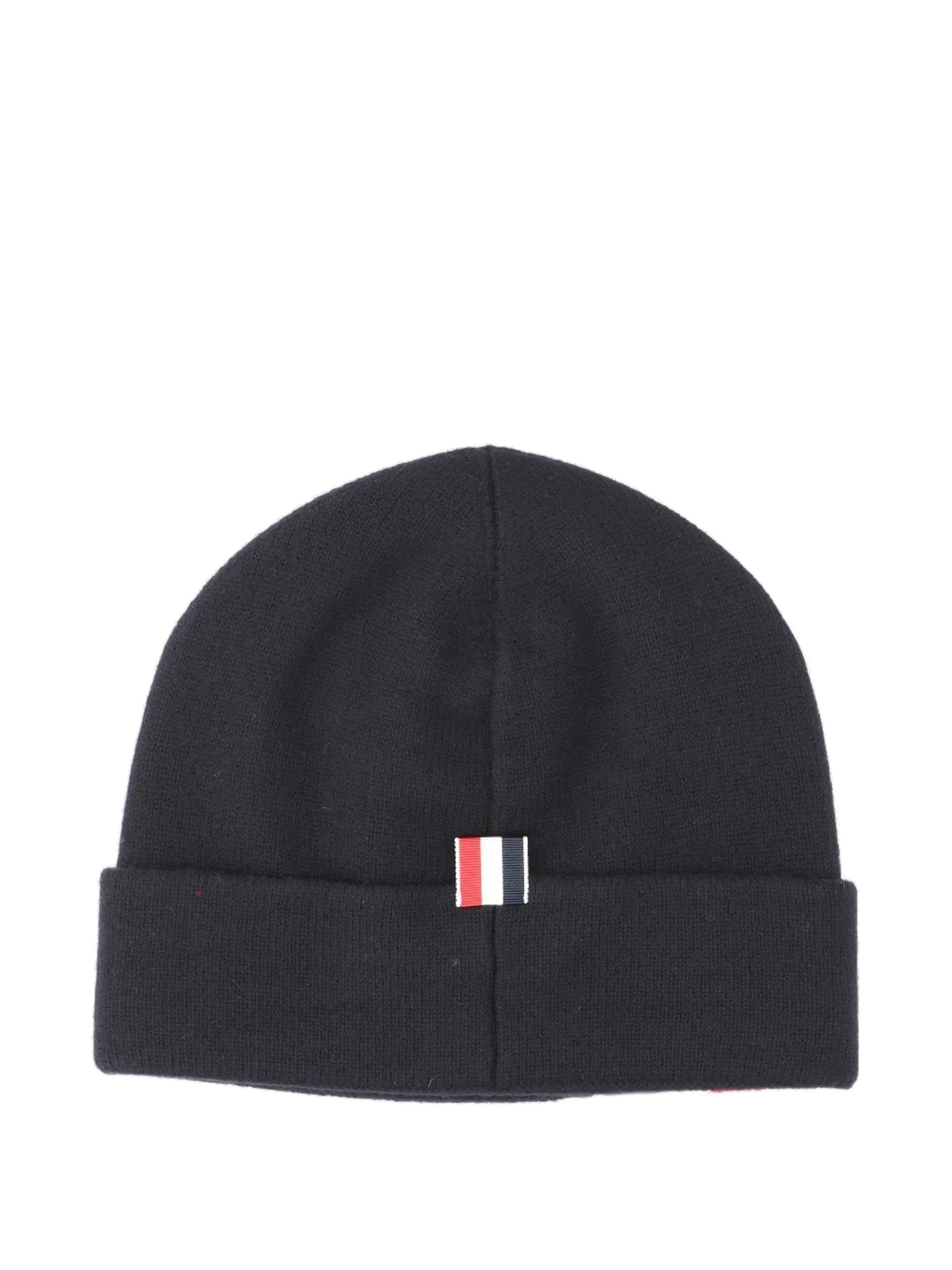 tricolour detail beanie