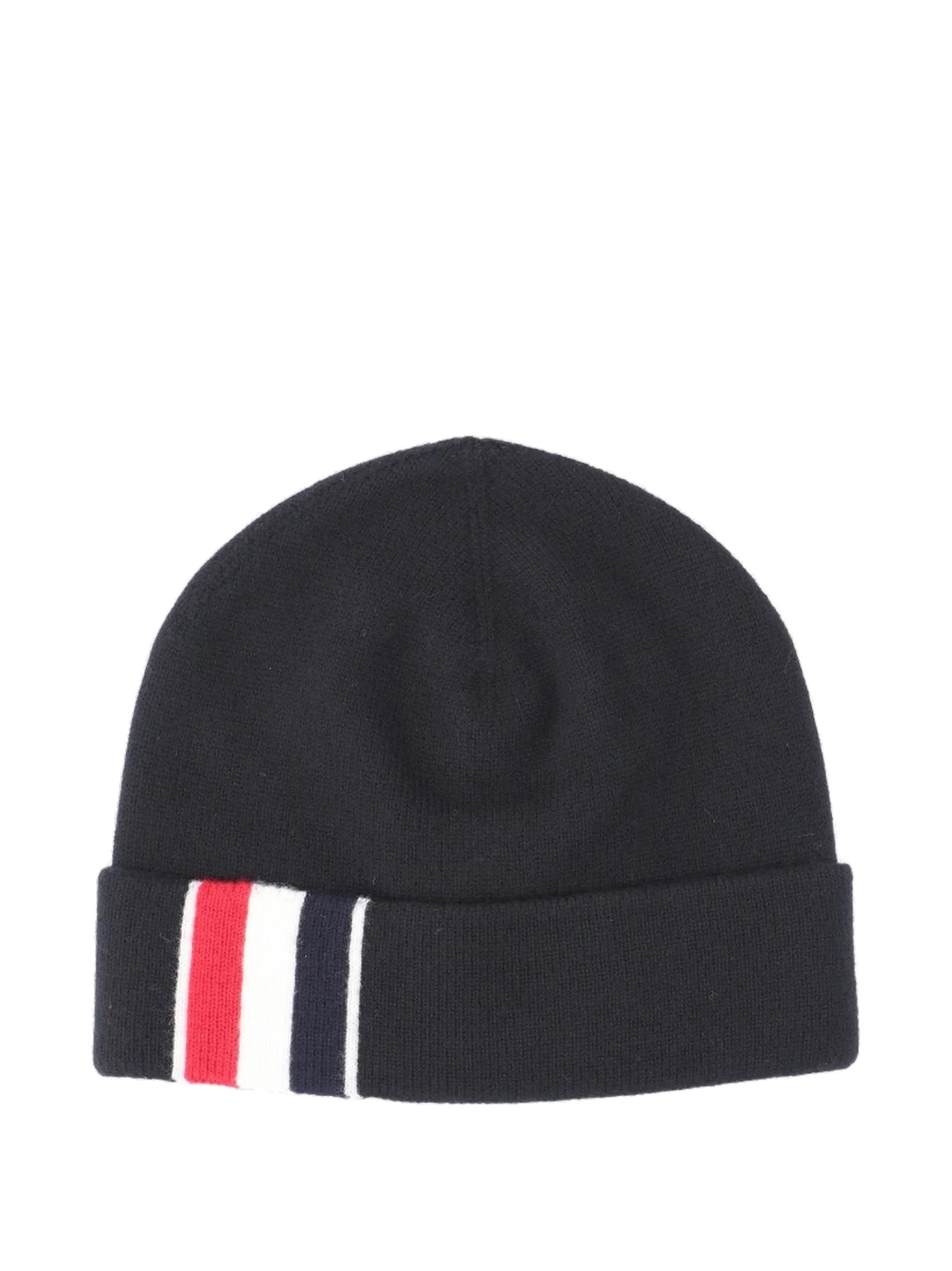 tricolour detail beanie