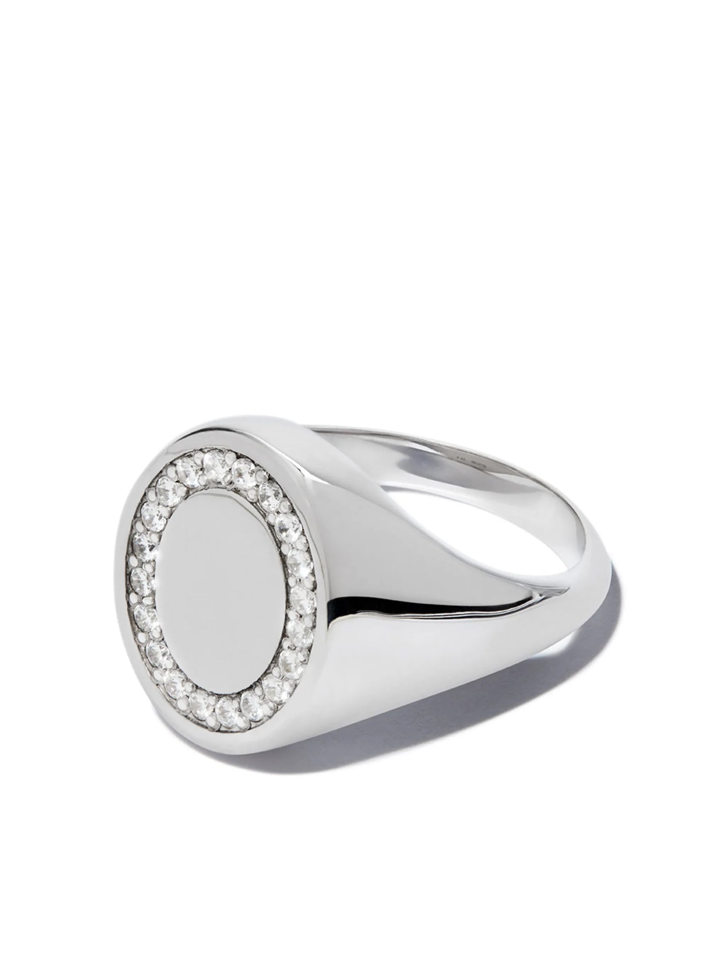 oval topaz signet ring