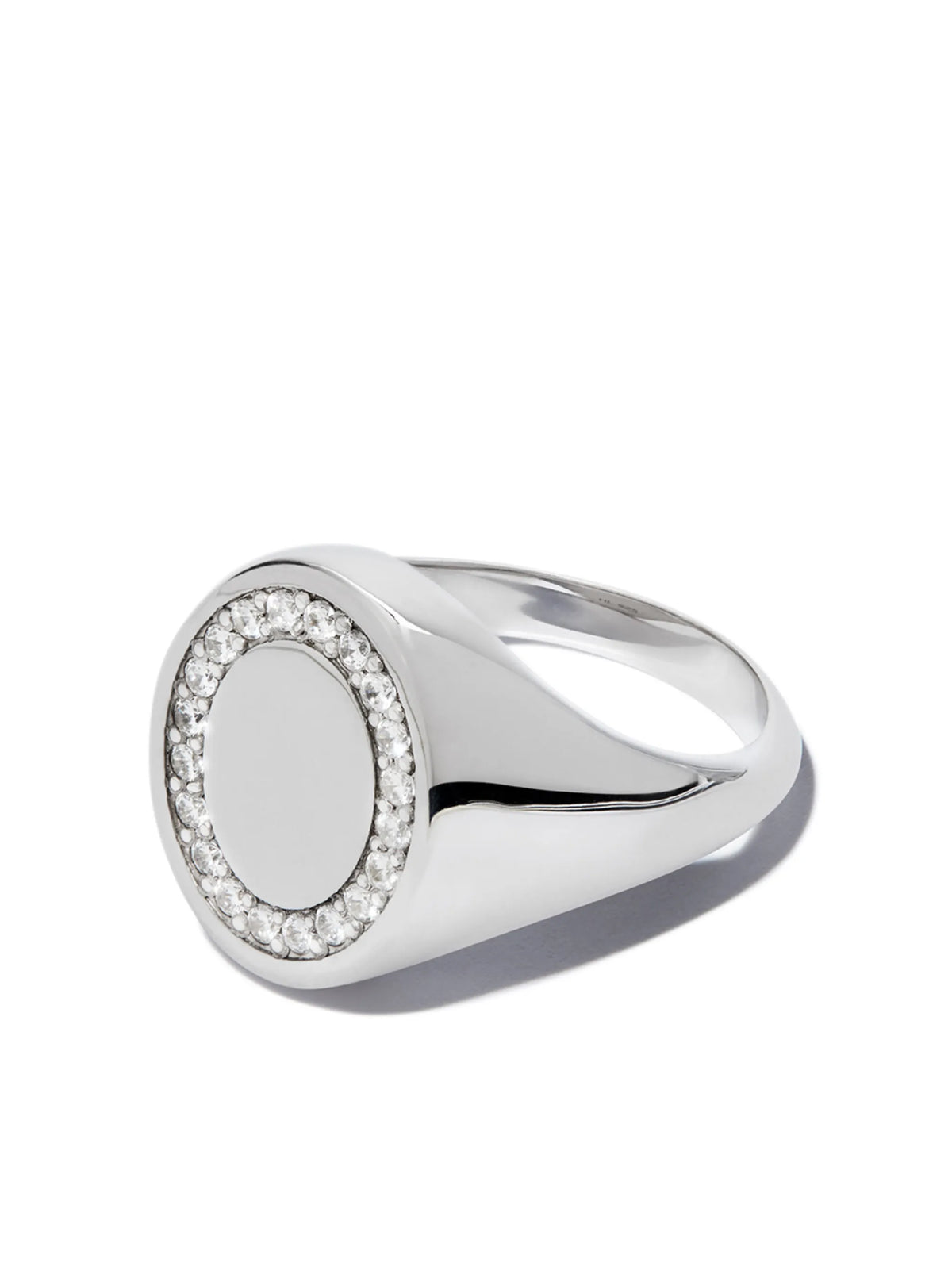 oval topaz signet ring
