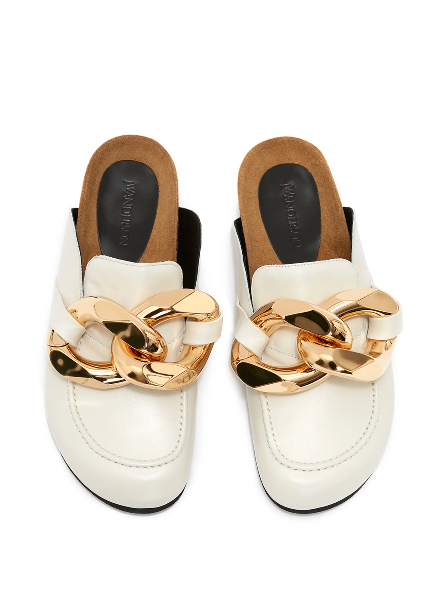 Chain loafer mules