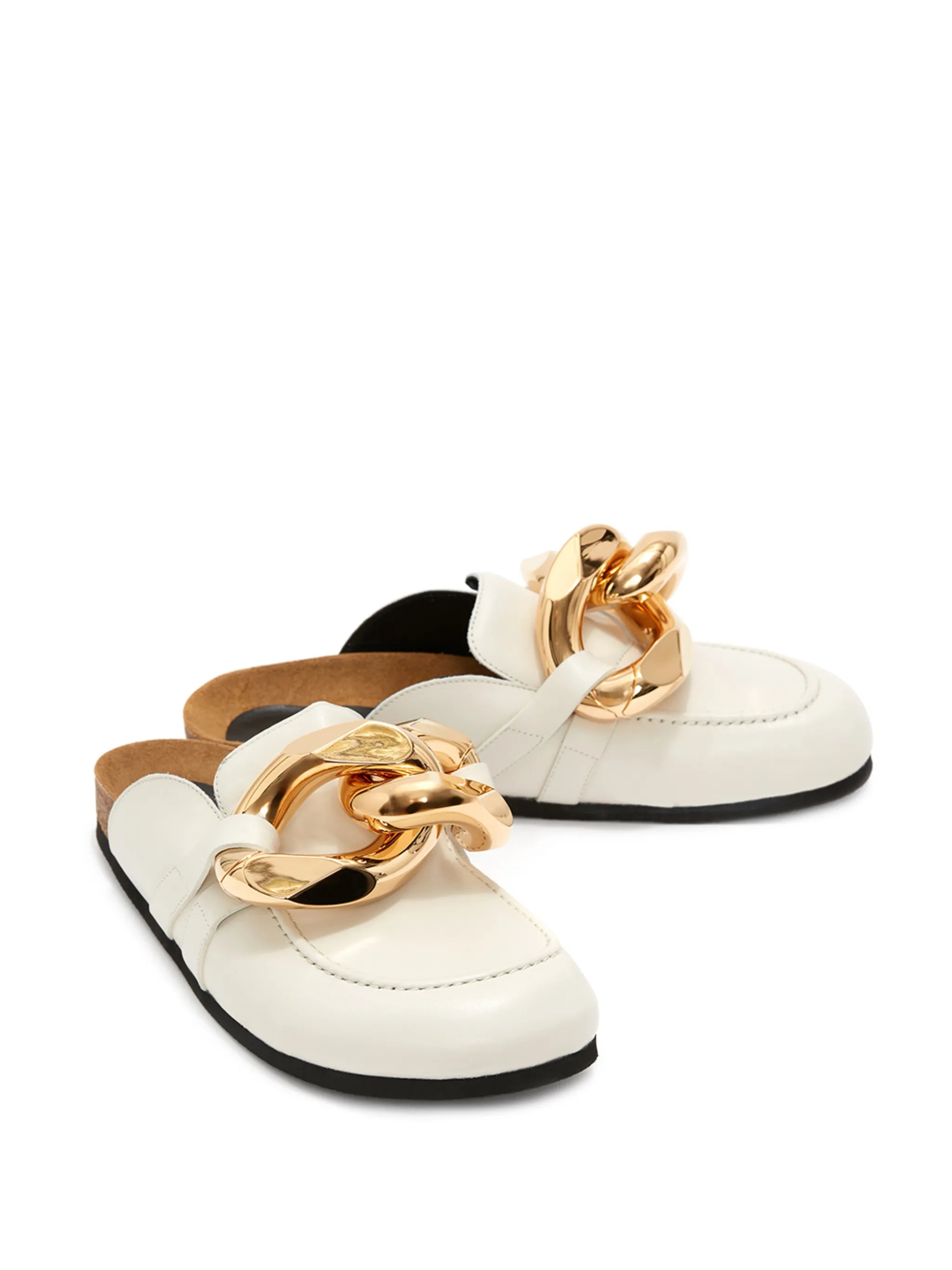 Chain loafer mules