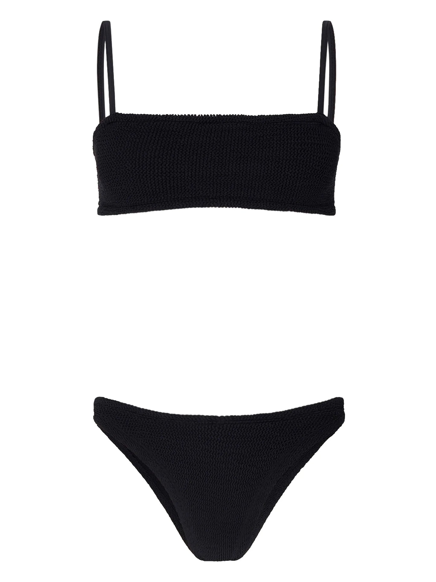 knitted bandeau bikini