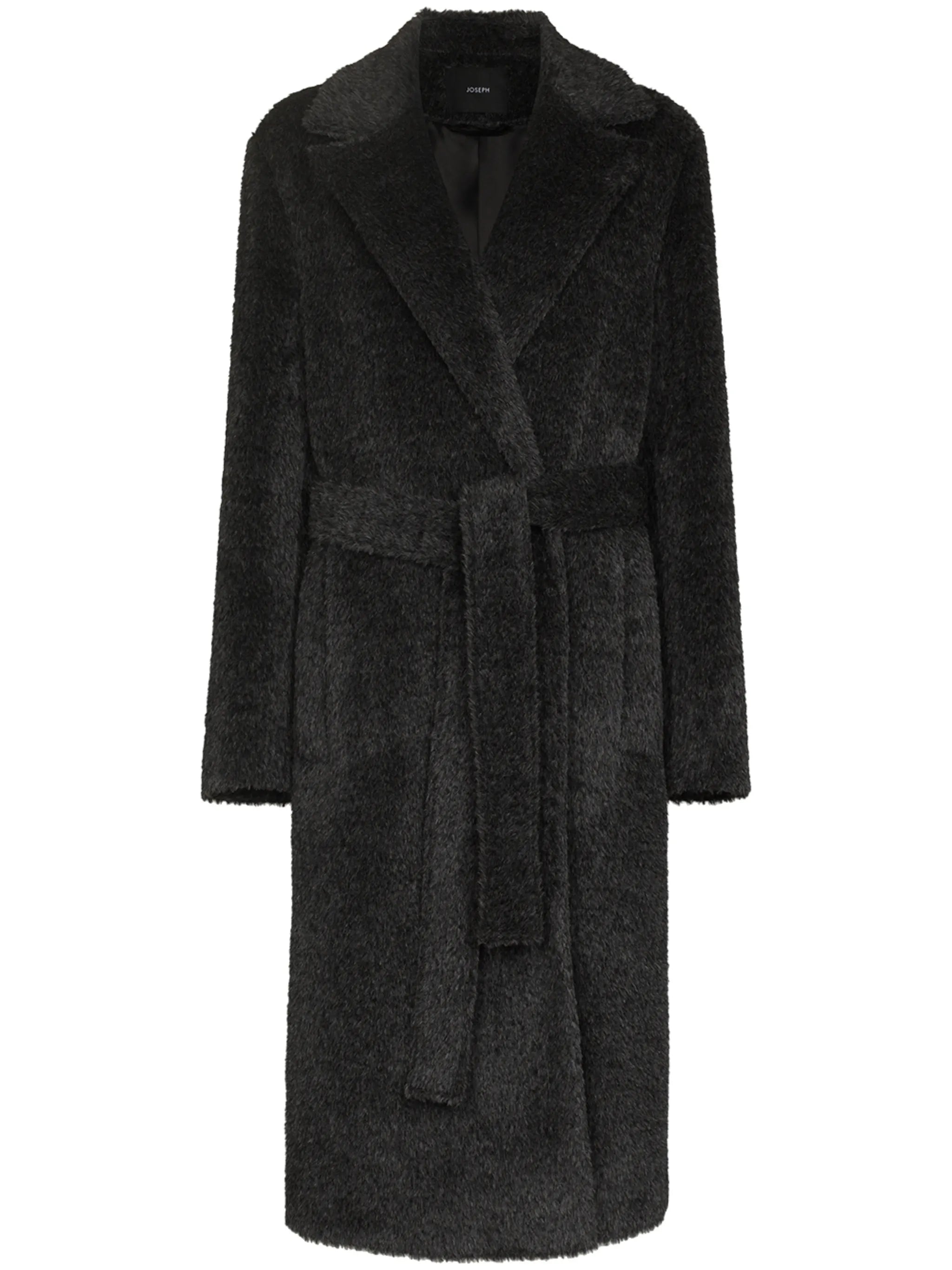 Cayla textured belted coat