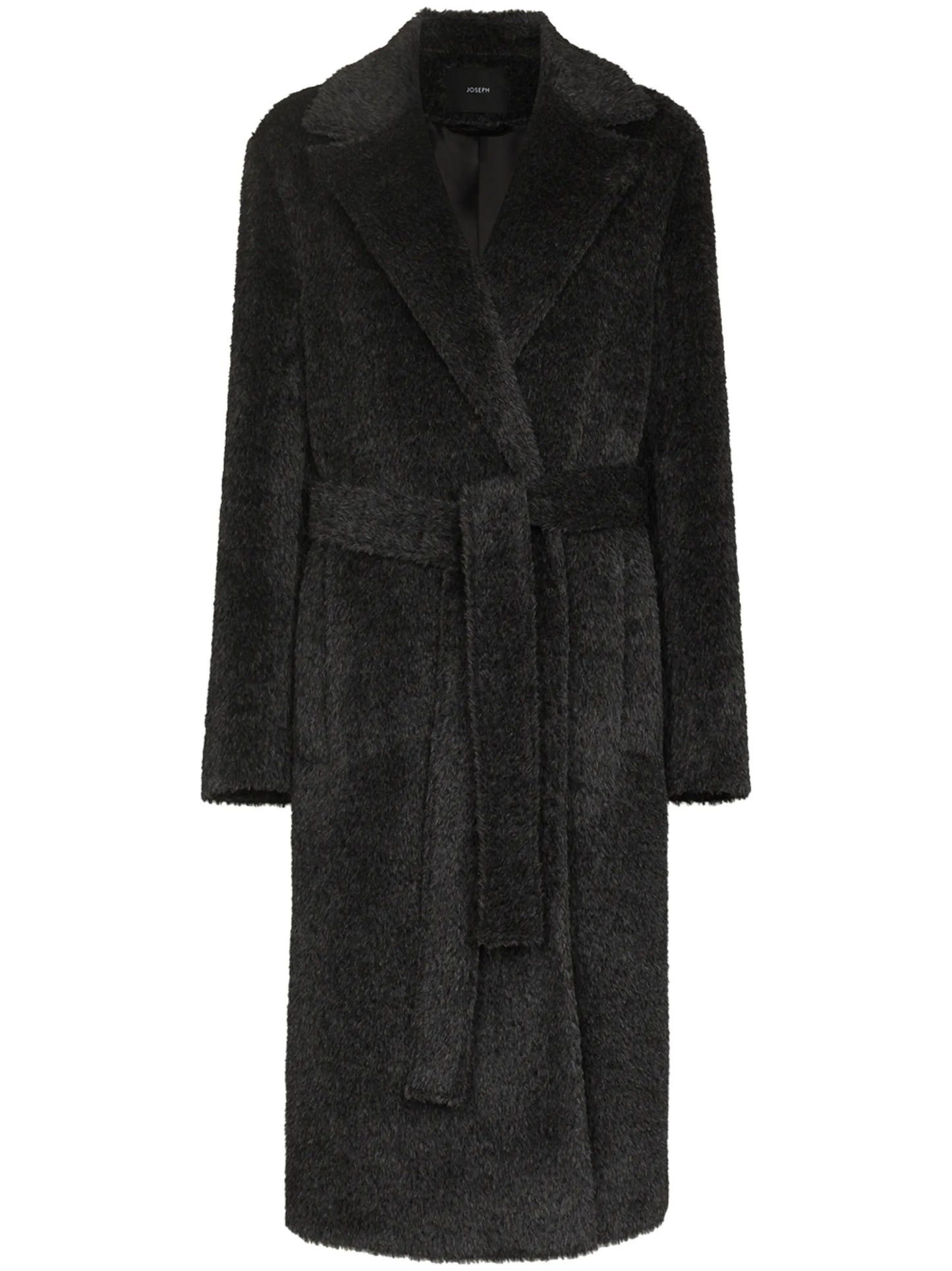 Cayla textured belted coat
