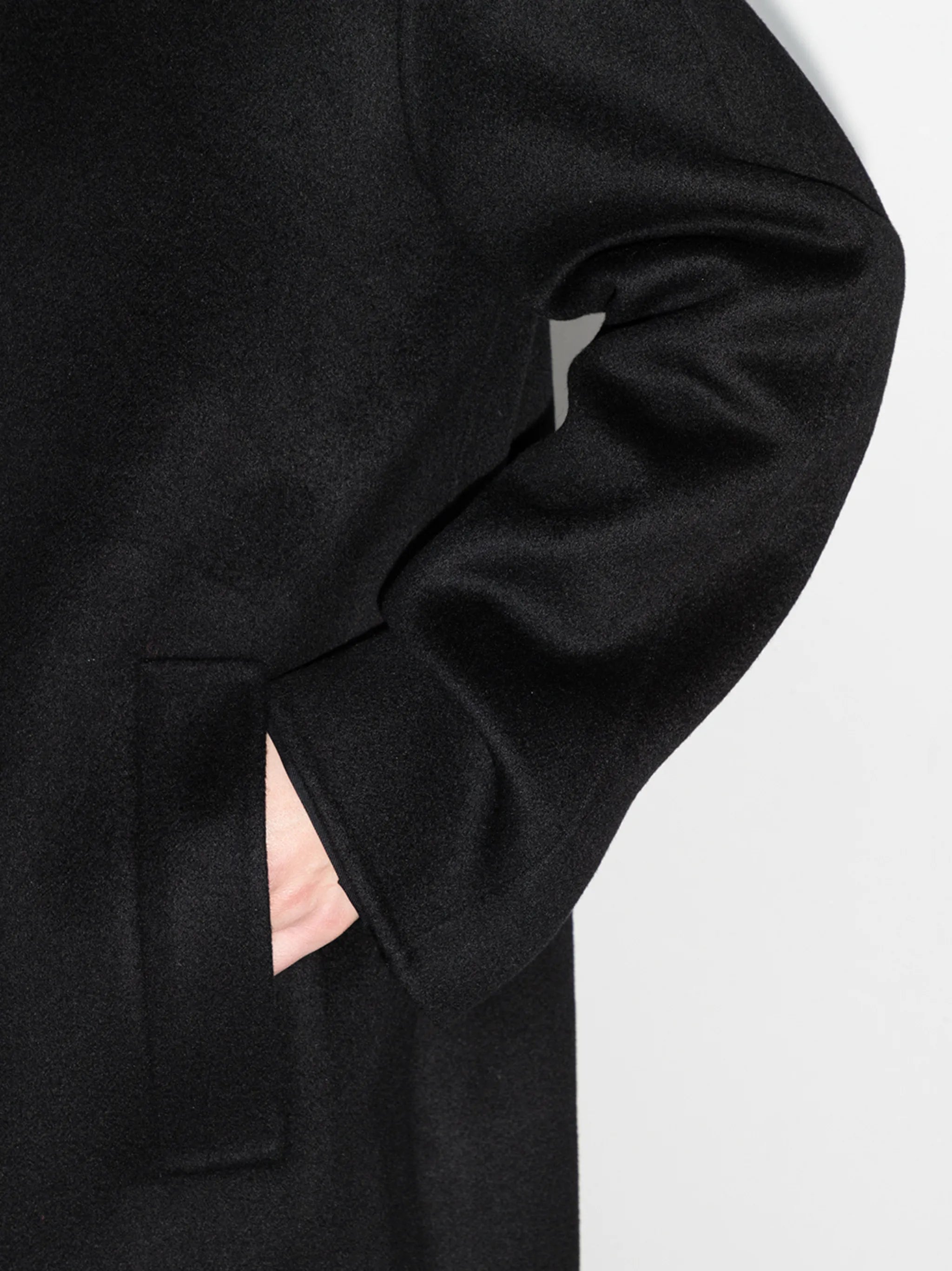 Caia single-breasted coat