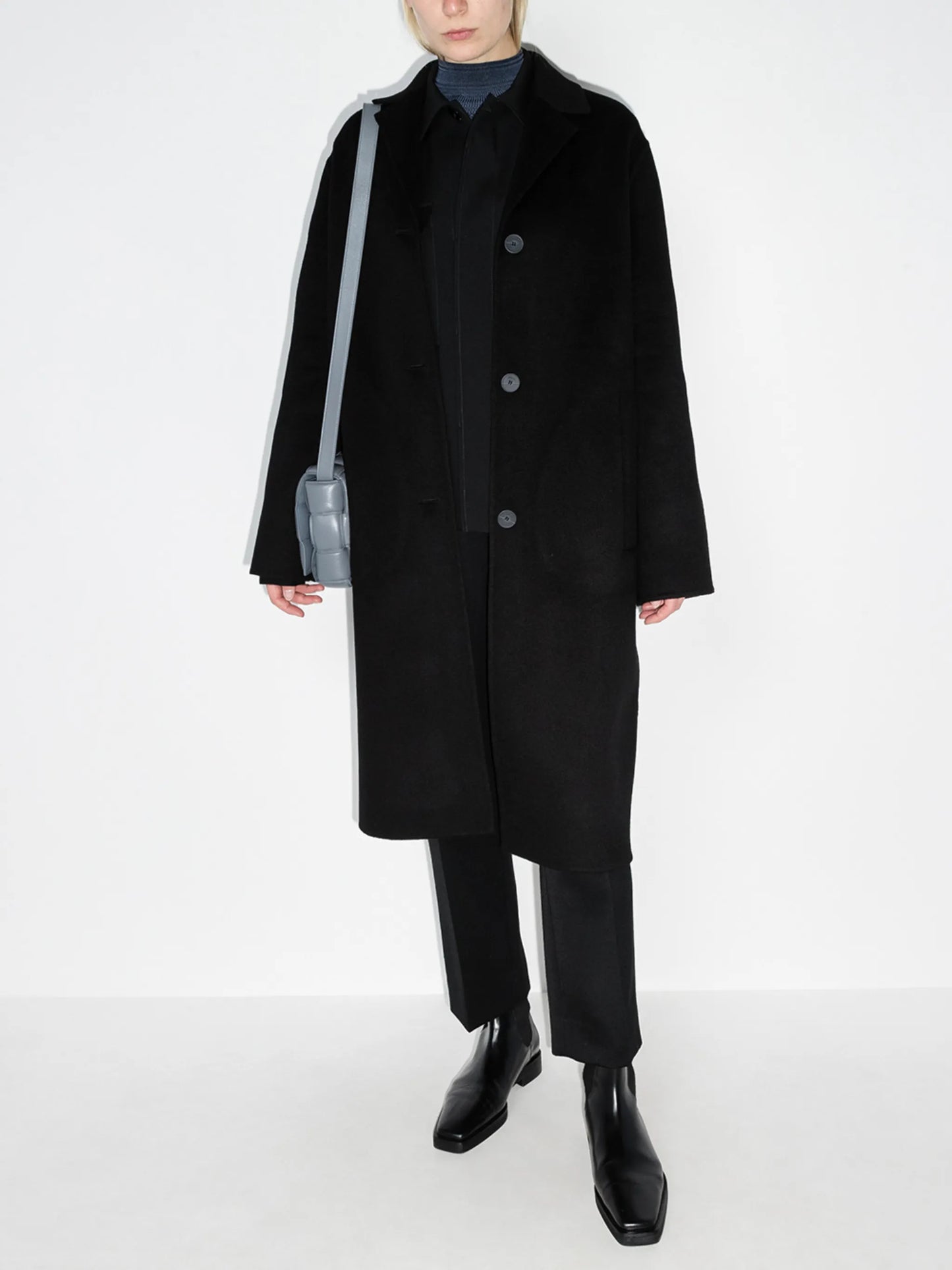 Caia single-breasted coat