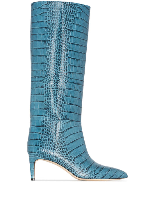 crocodile-effect 60mm boots