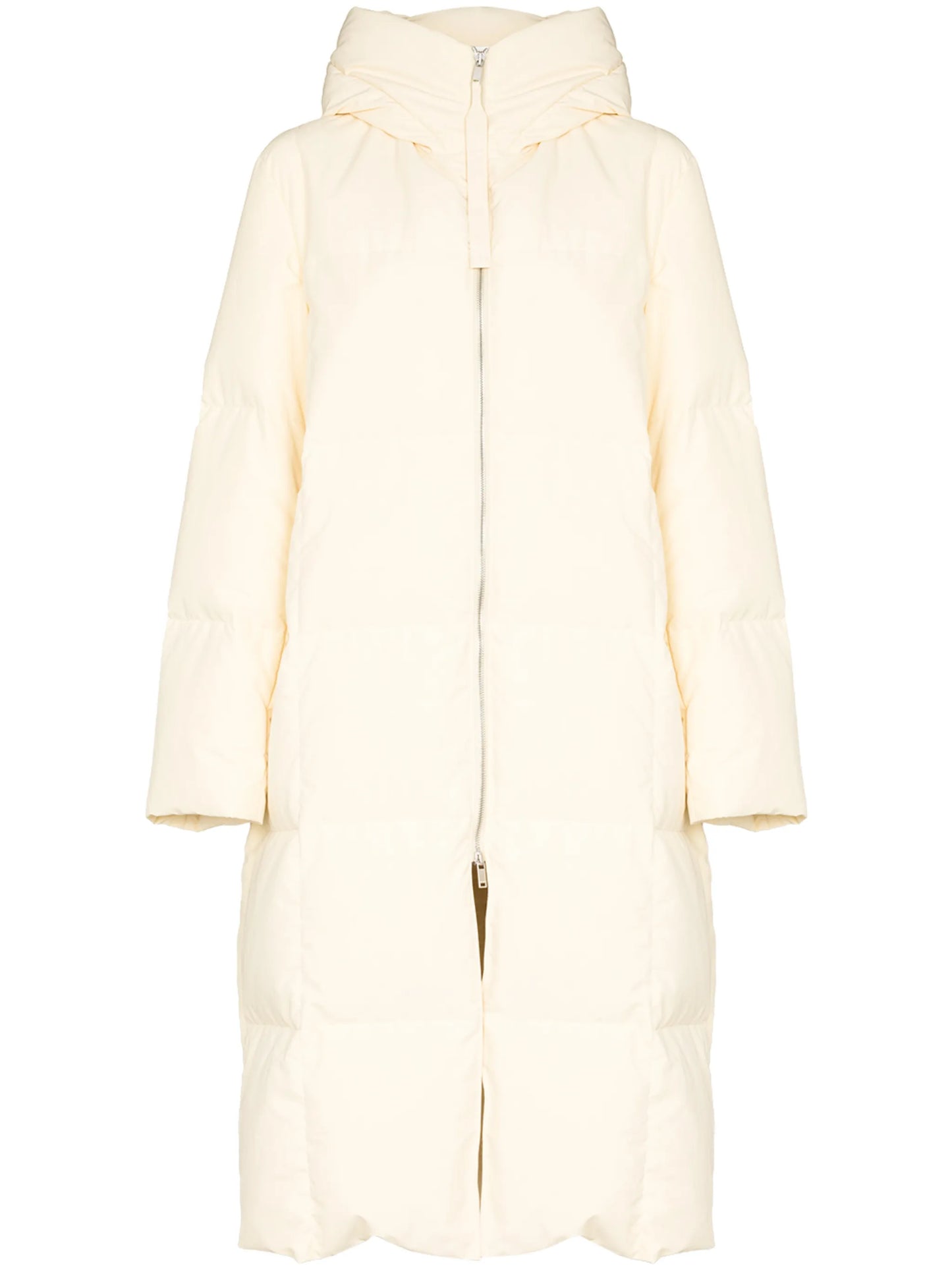 hooded padded coat