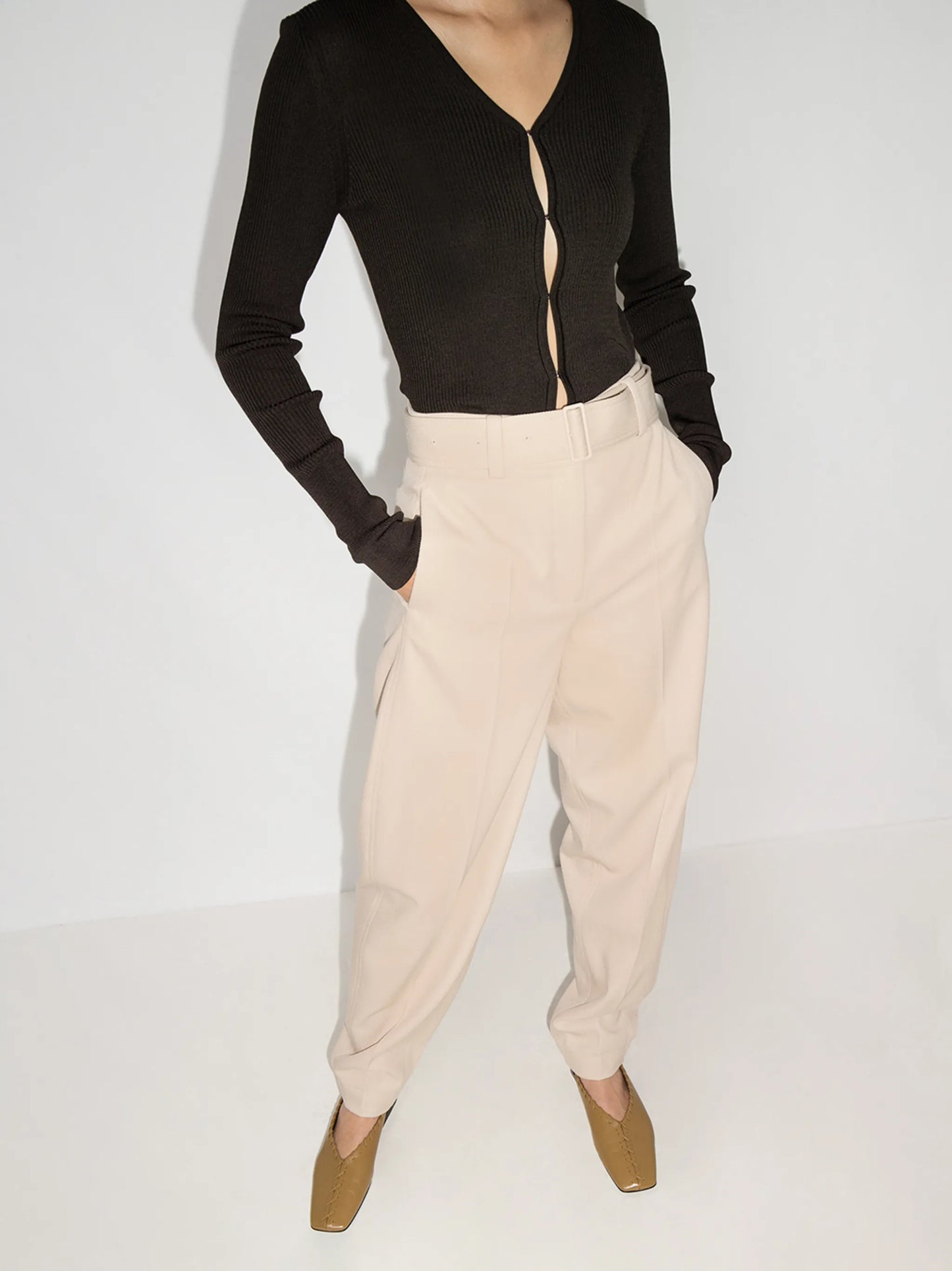Taavi tapered wool trousers