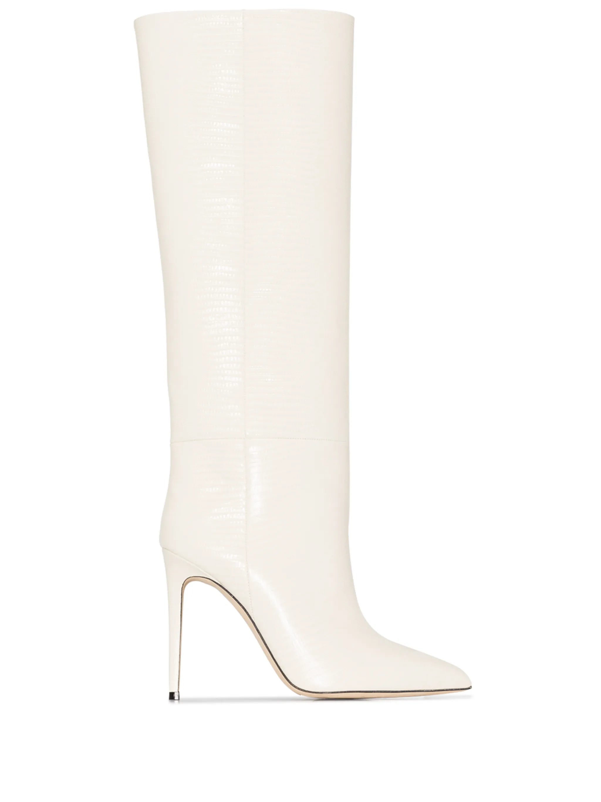 105mm lizard-effect knee boots
