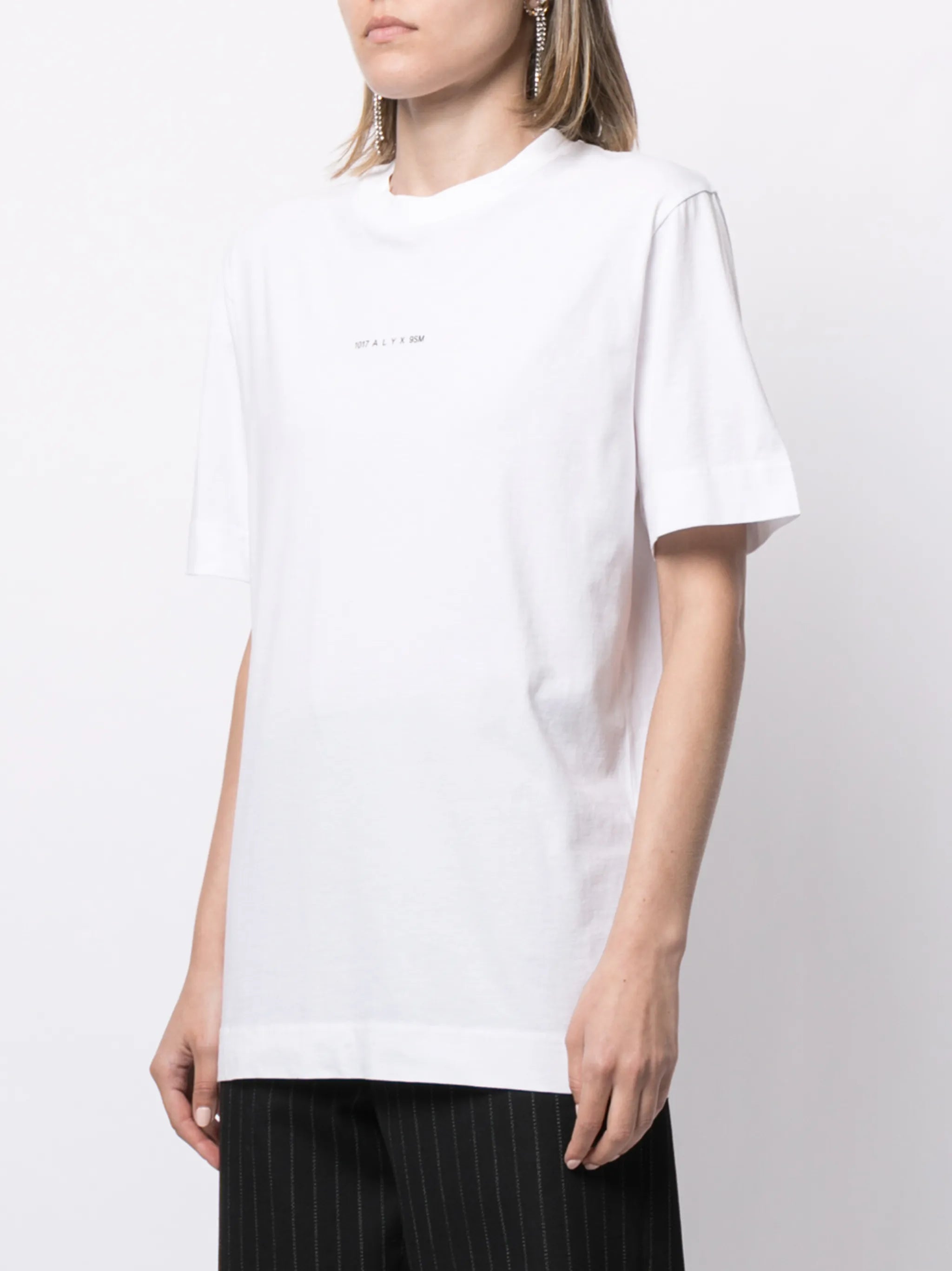 slogan-print short-sleeve T-shirt