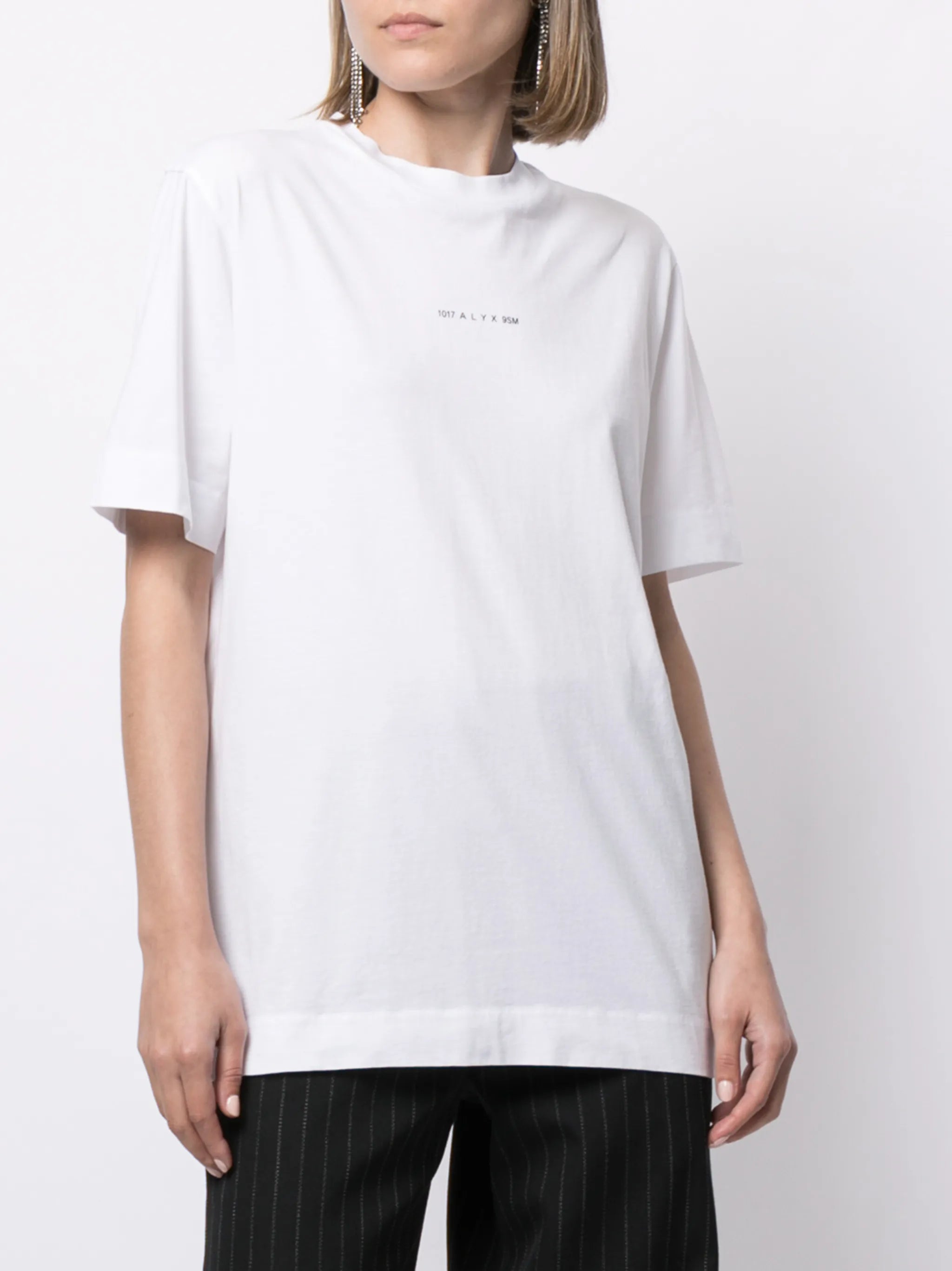 slogan-print short-sleeve T-shirt