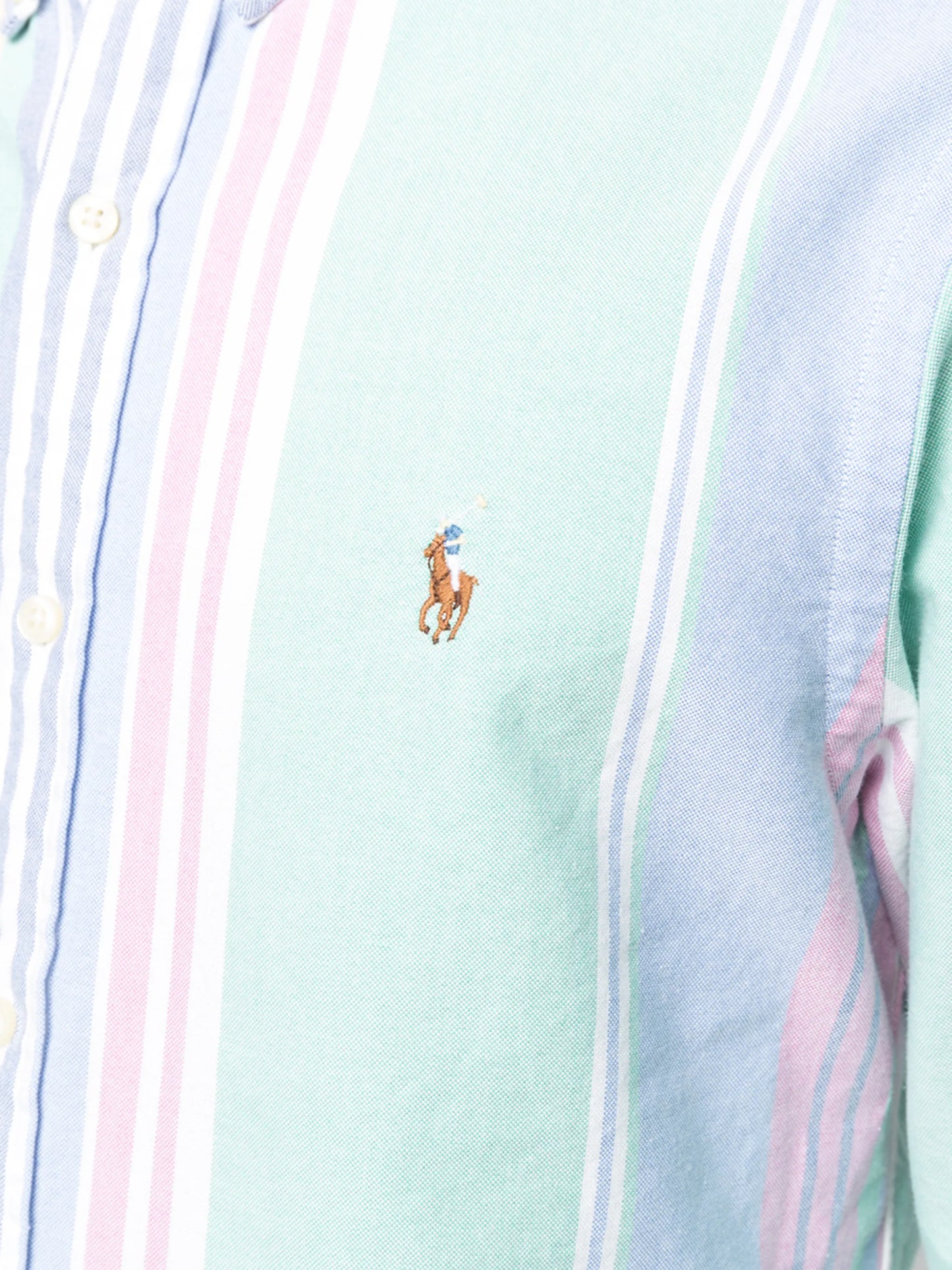 Custom fit striped Oxford shirt