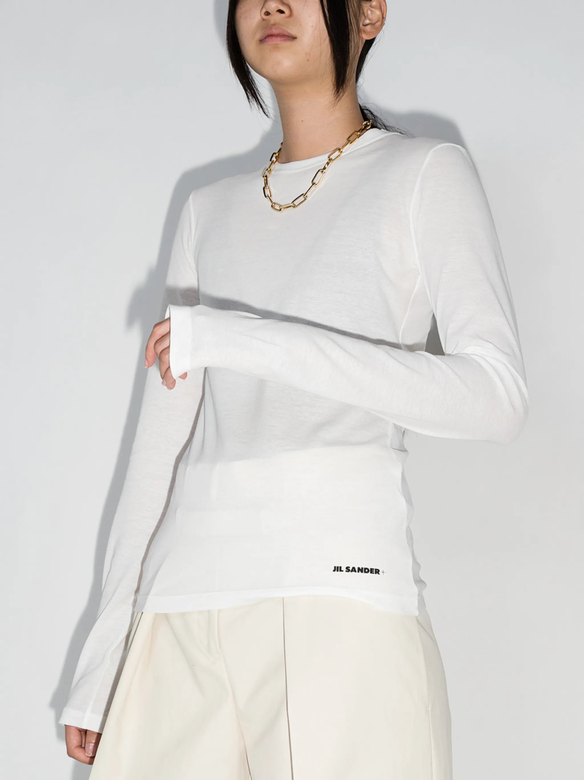 logo-print long-sleeve T-shirt
