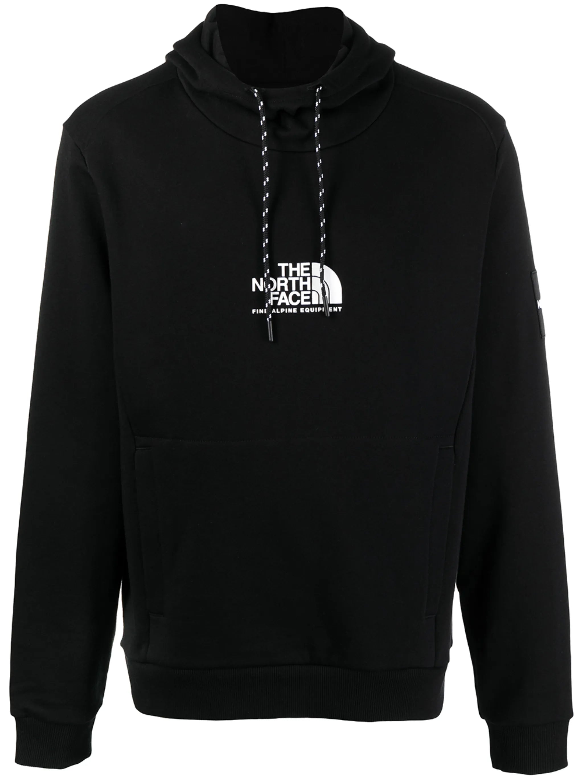 logo-print cotton hoodie