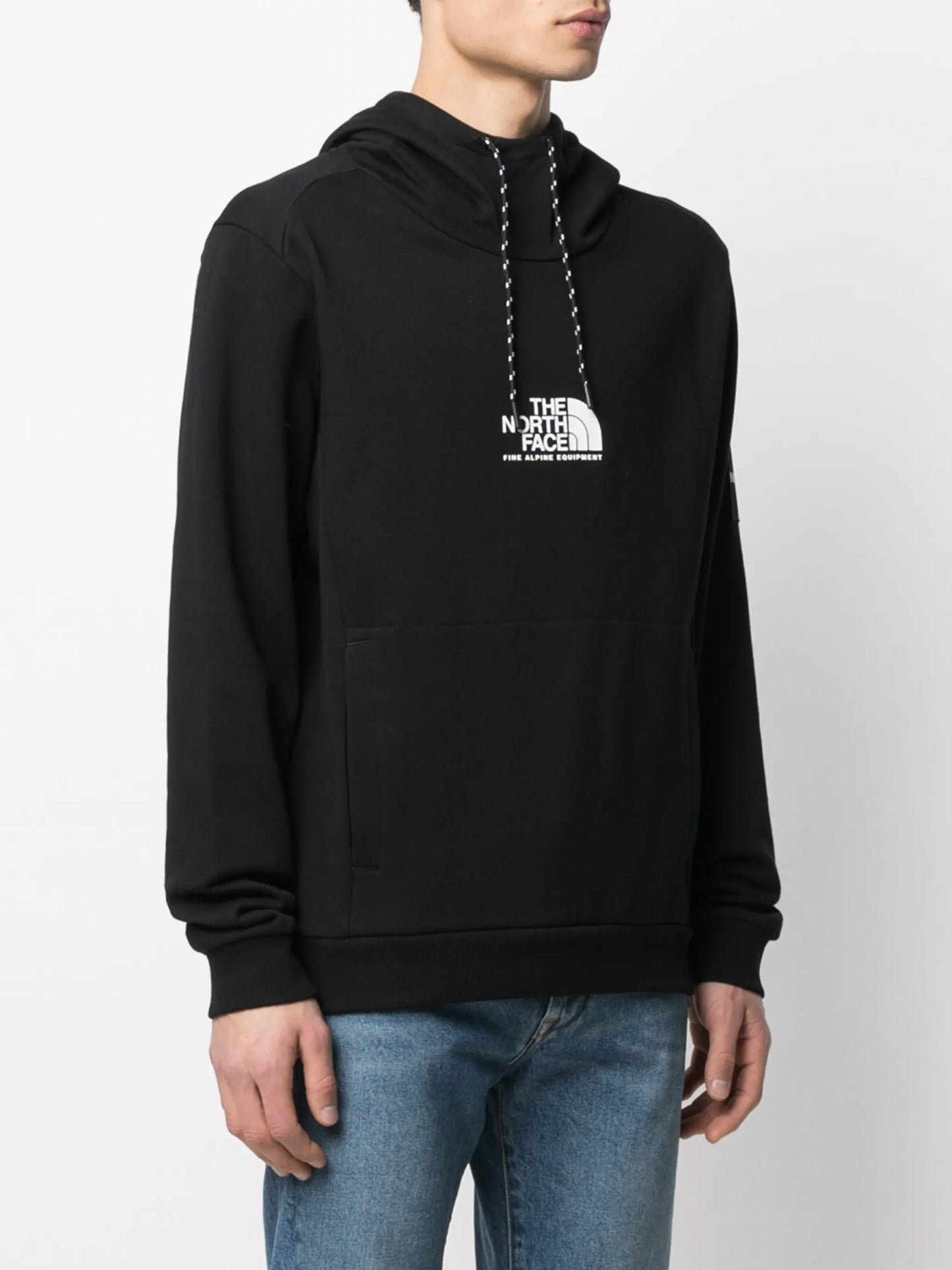 logo-print cotton hoodie