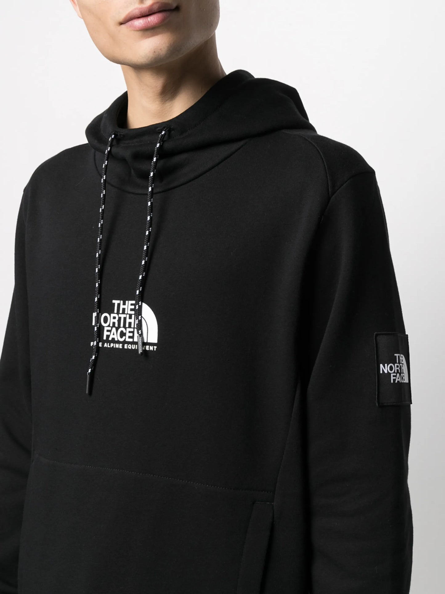 logo-print cotton hoodie