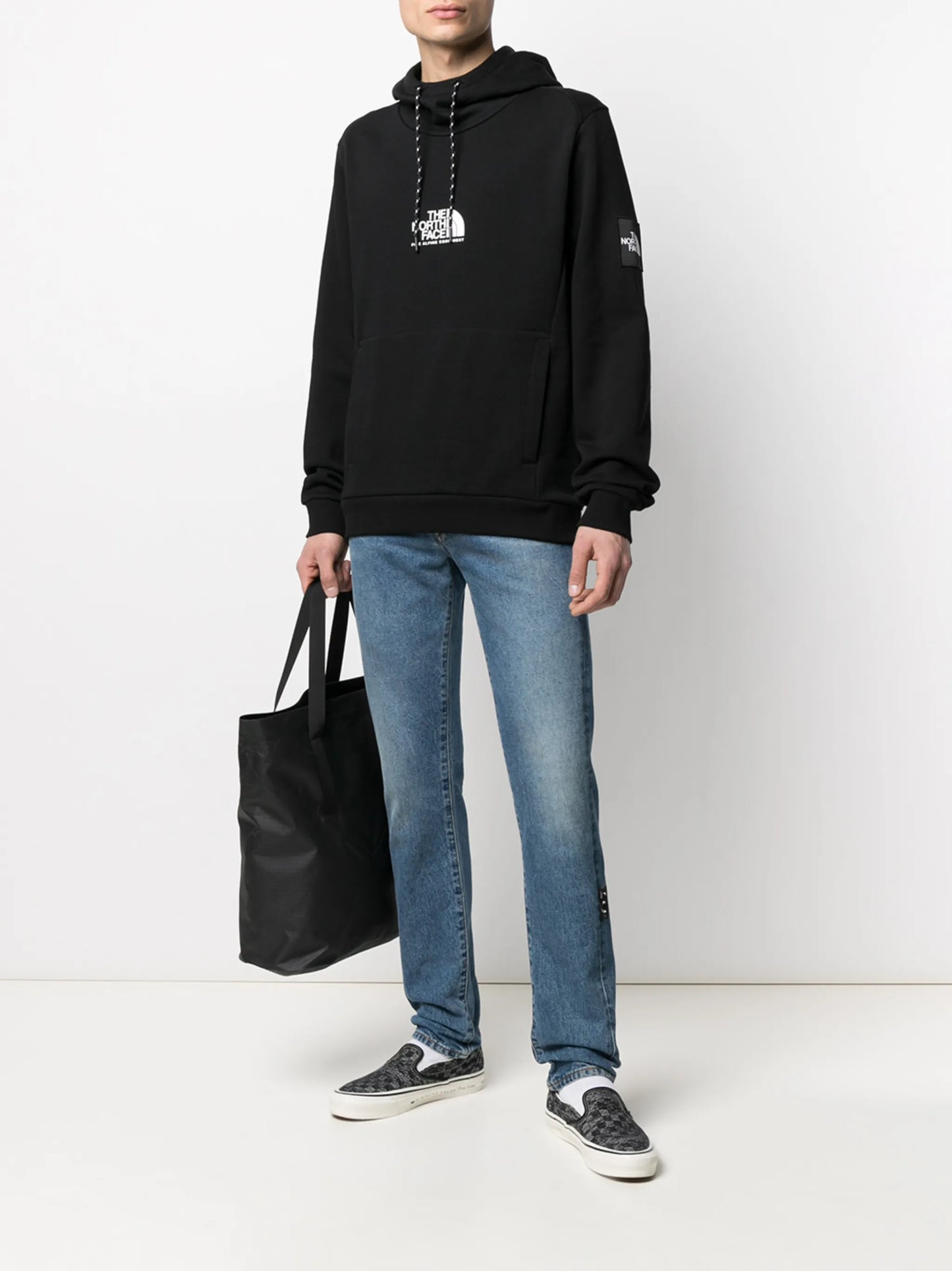 logo-print cotton hoodie