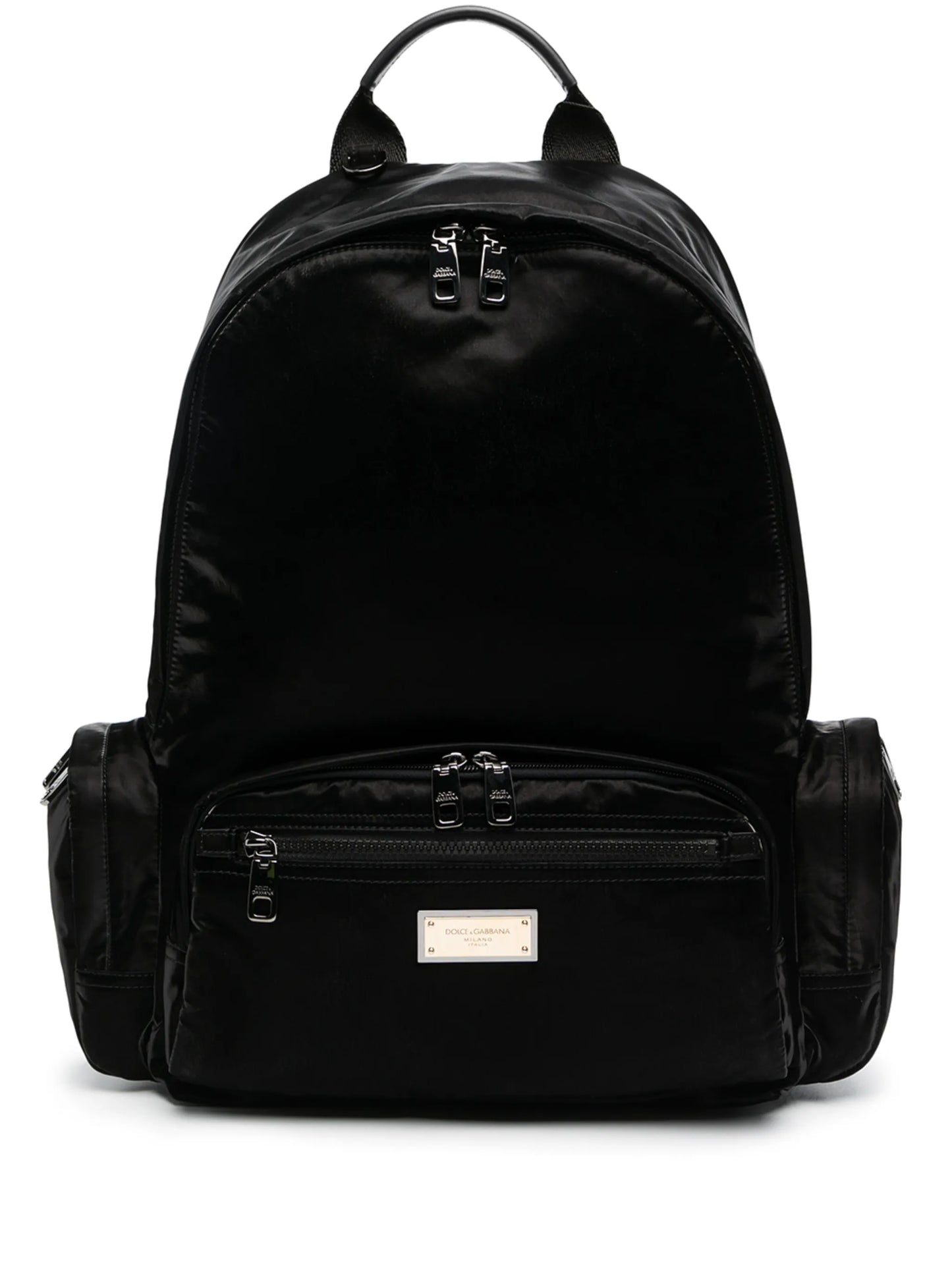 logo-plaque backpack