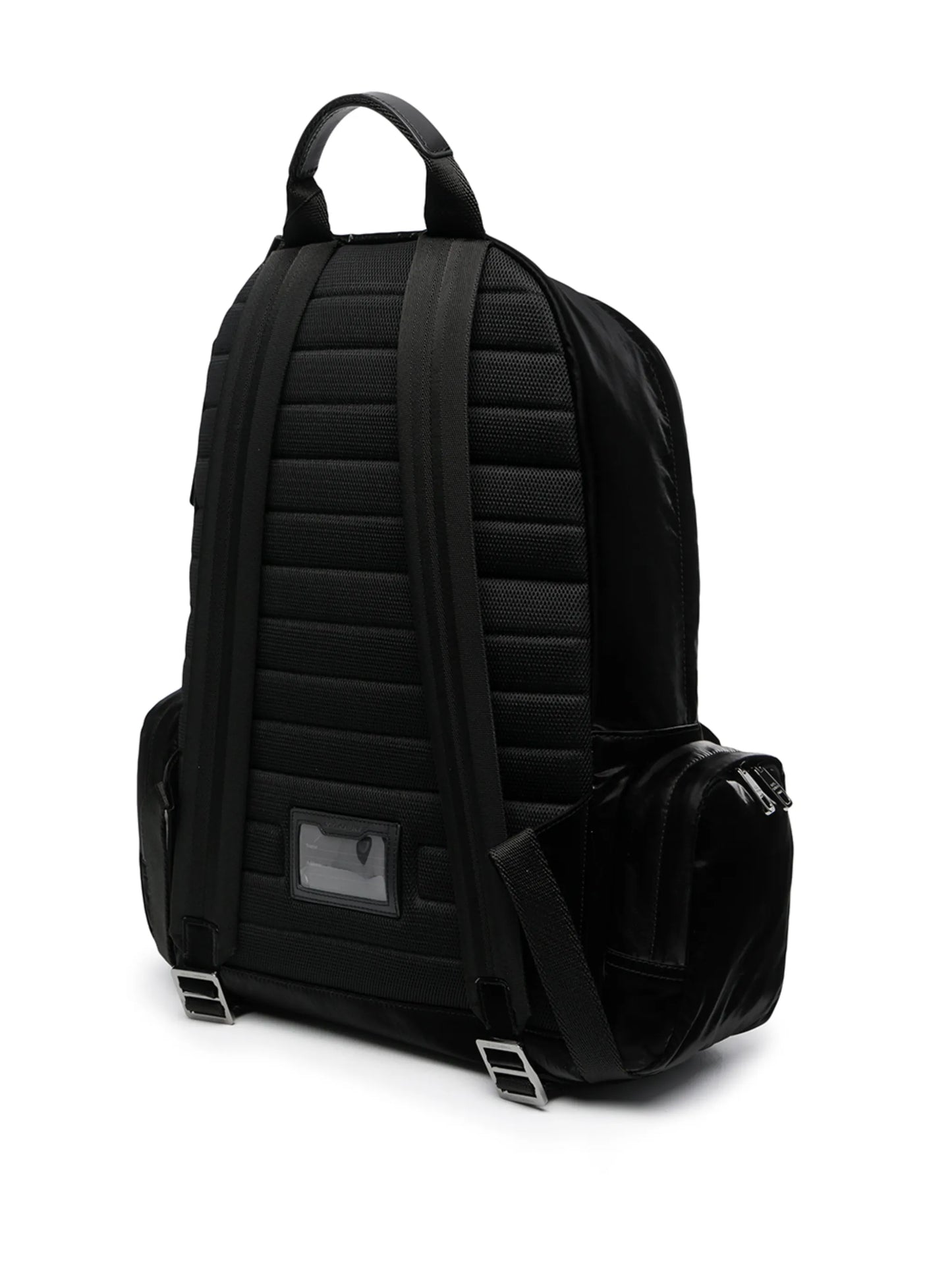 logo-plaque backpack
