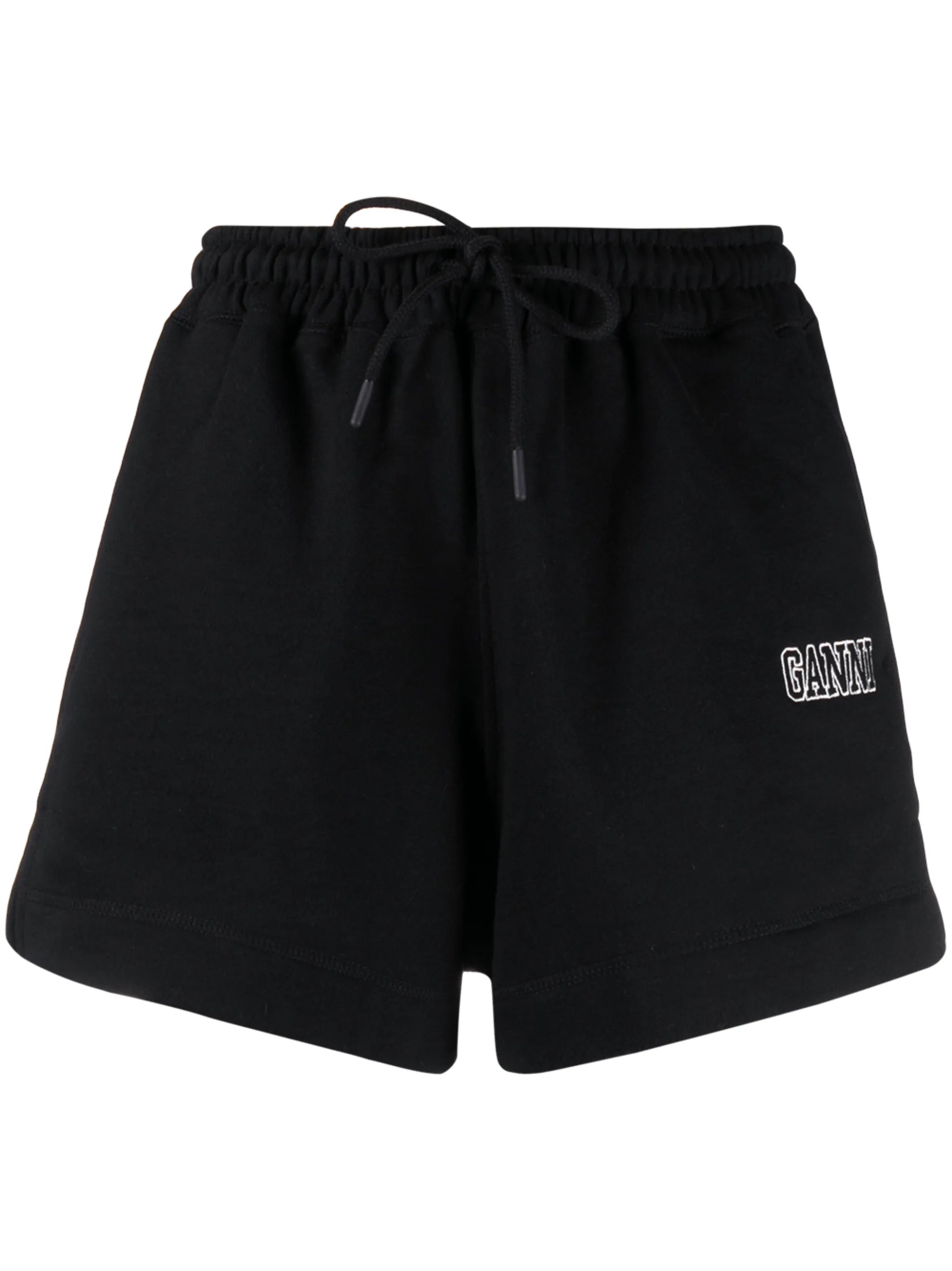 logo-embroidered cotton shorts