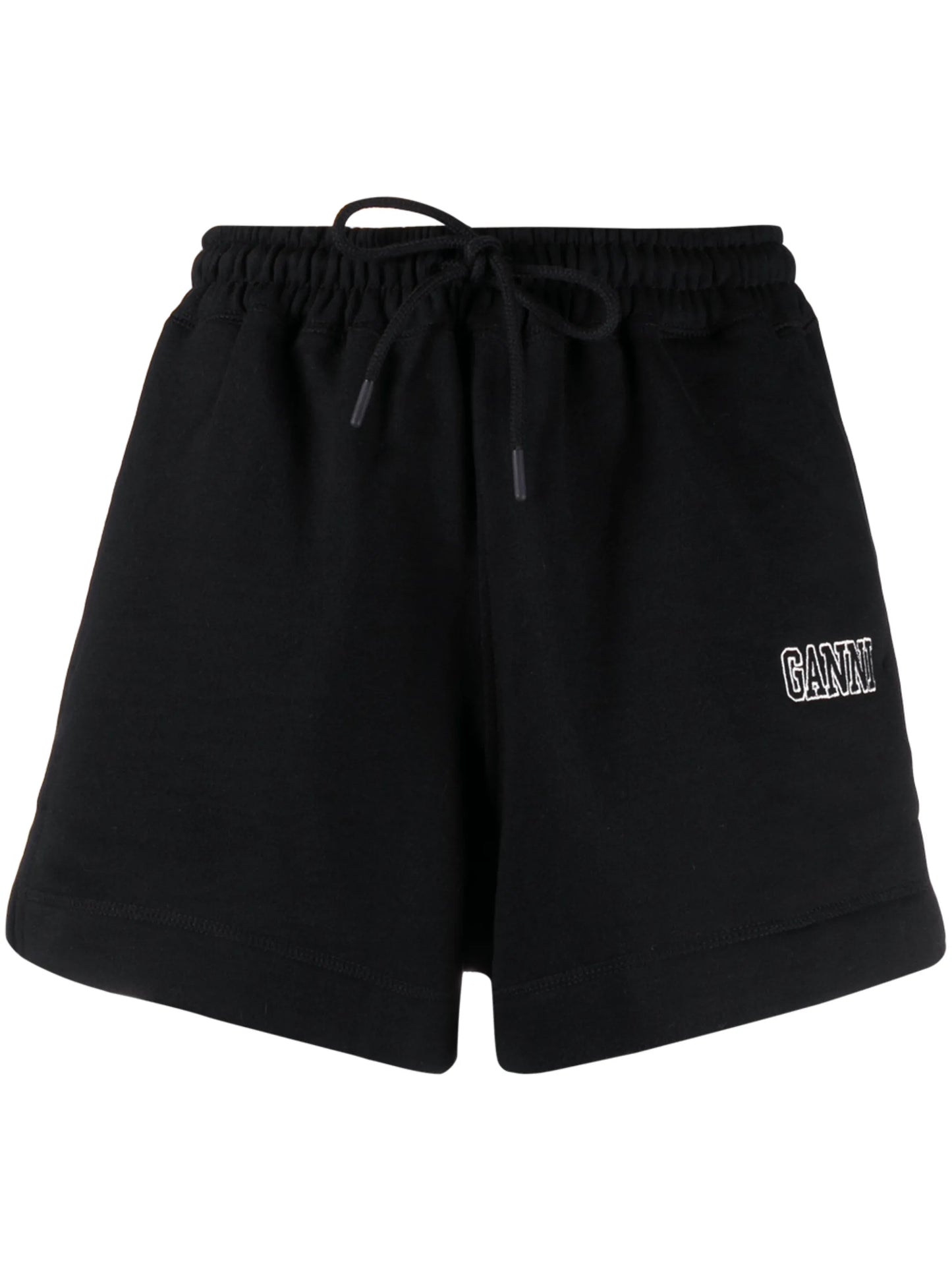 logo-embroidered cotton shorts