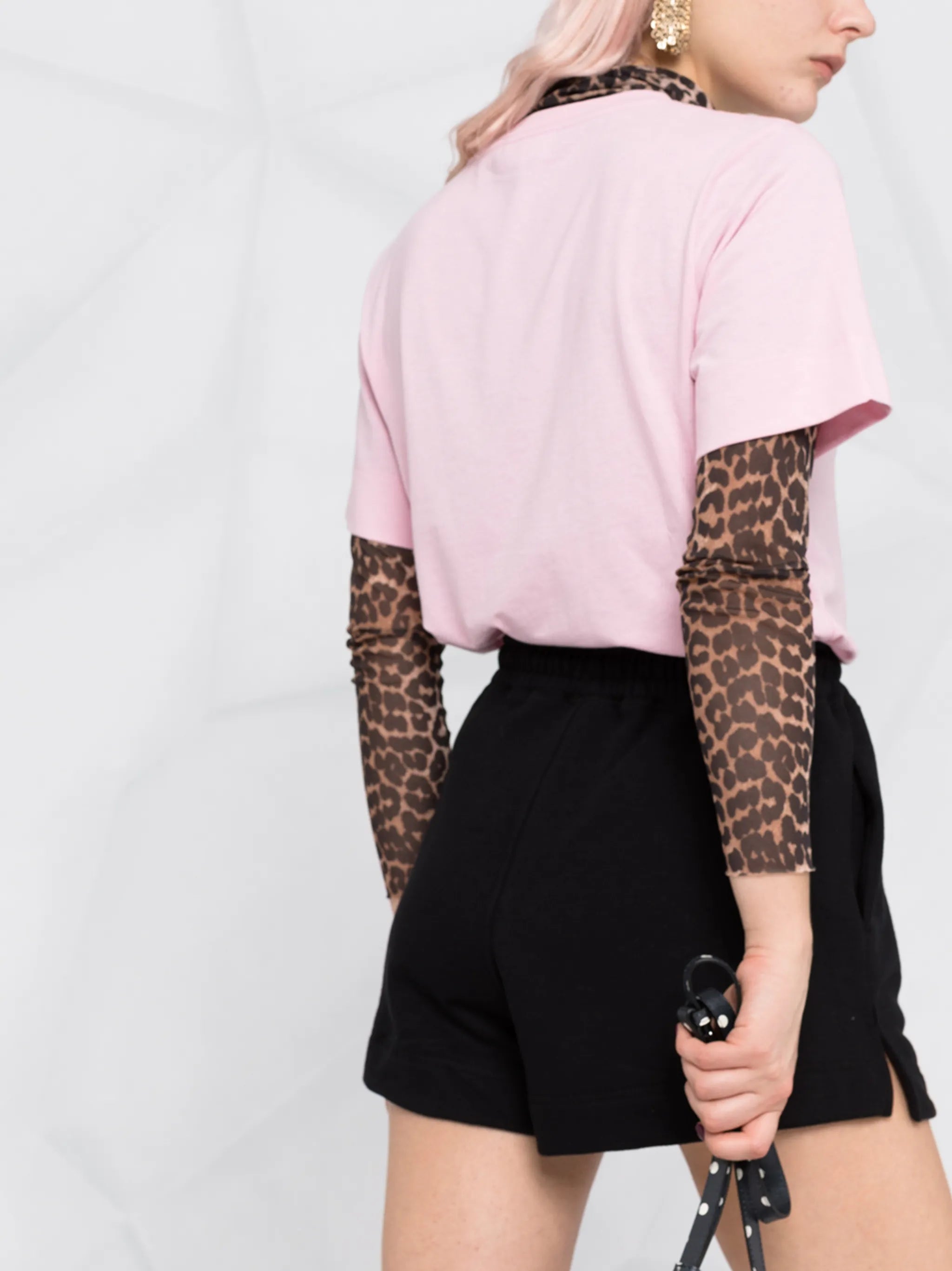logo-embroidered cotton shorts