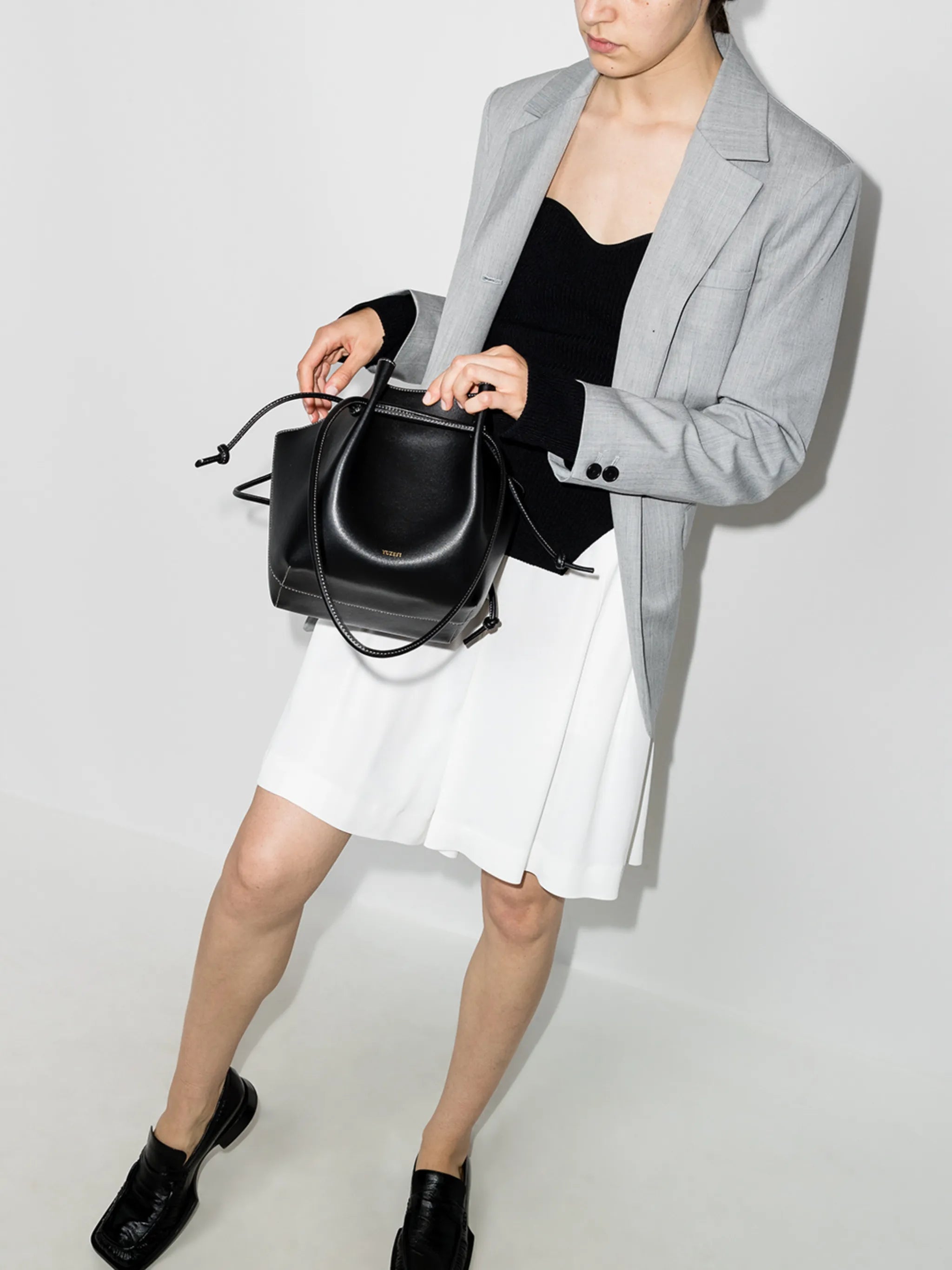 Mochi leather shoulder bag