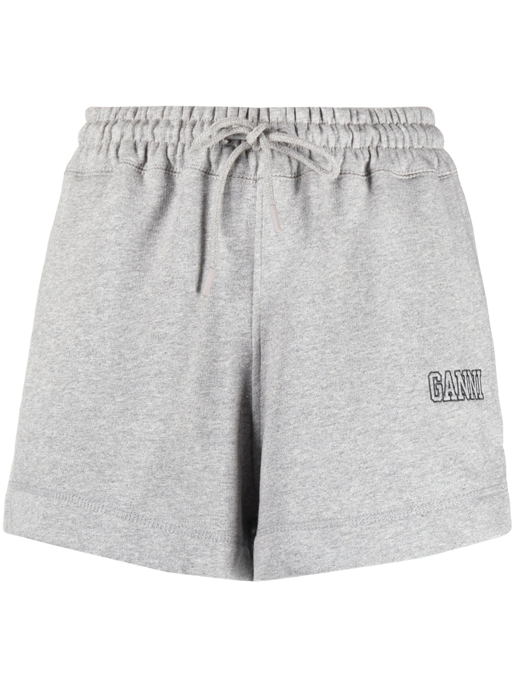 logo-embroidered cotton shorts