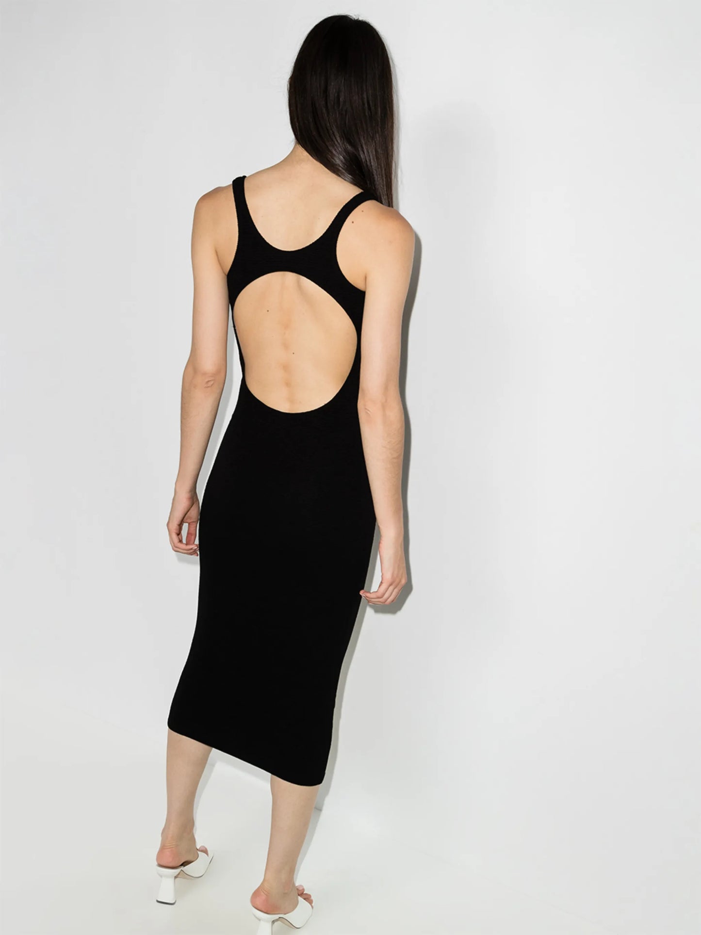 Elvirah cutout knitted dress
