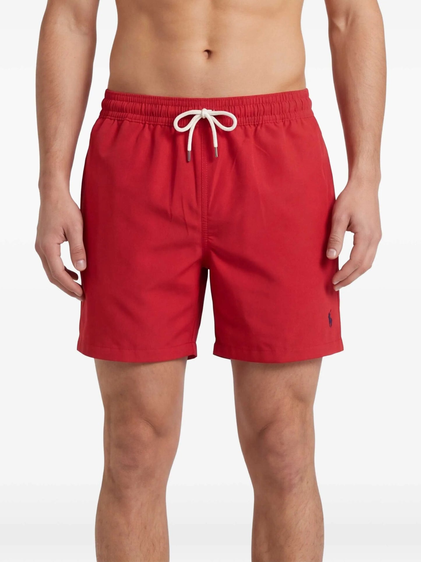 logo-embroidered swim shorts