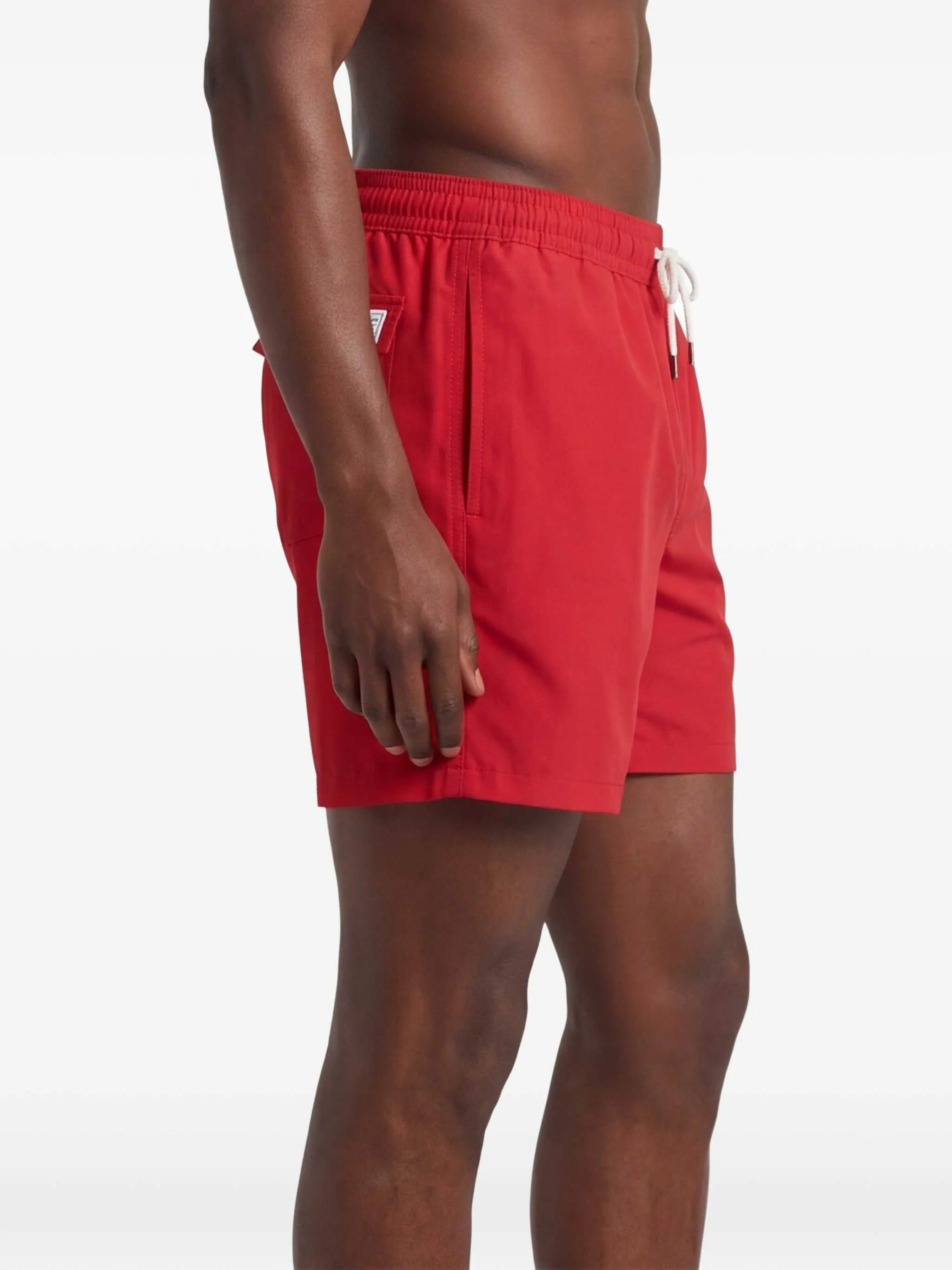 logo-embroidered swim shorts