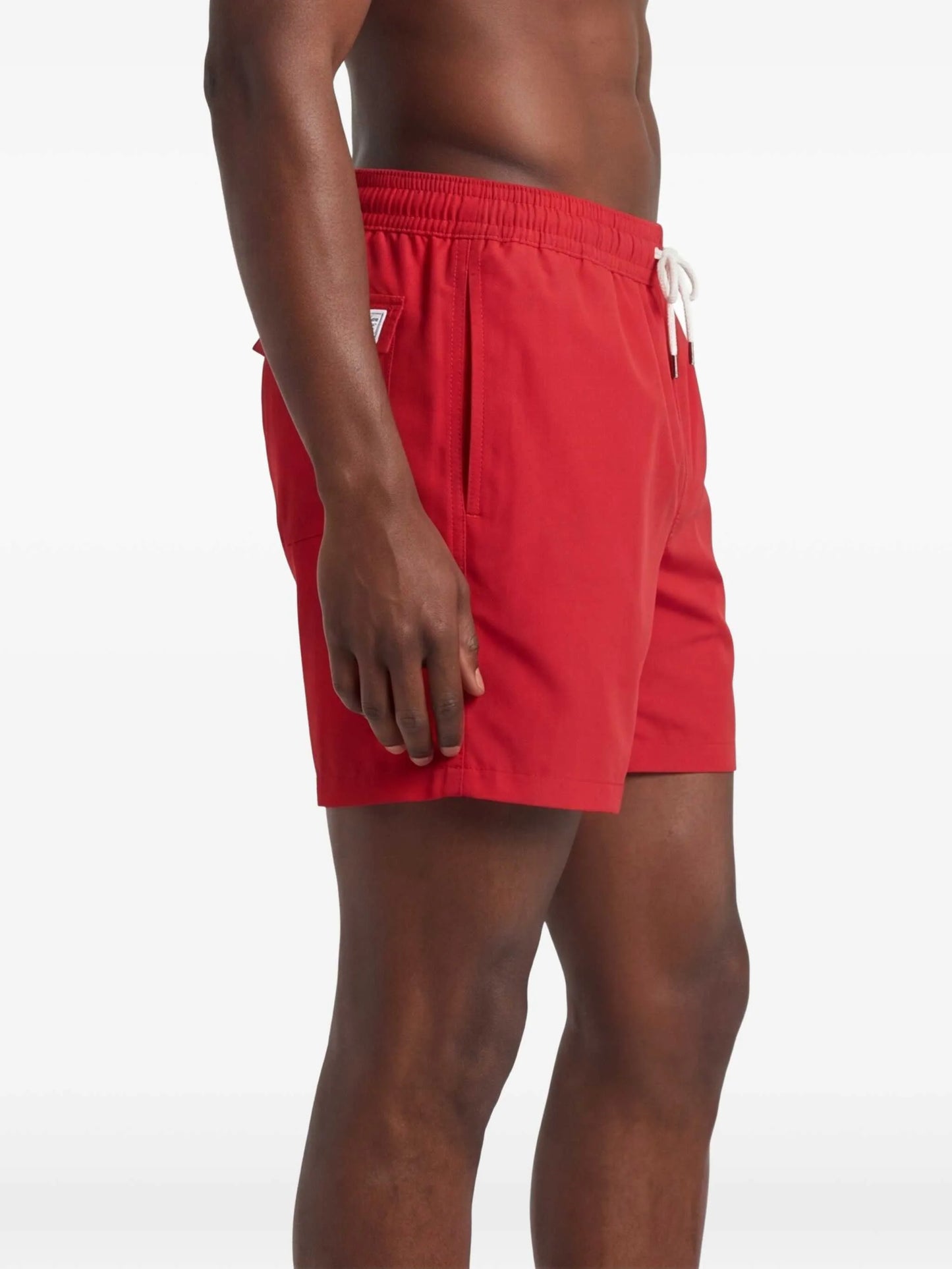 logo-embroidered swim shorts