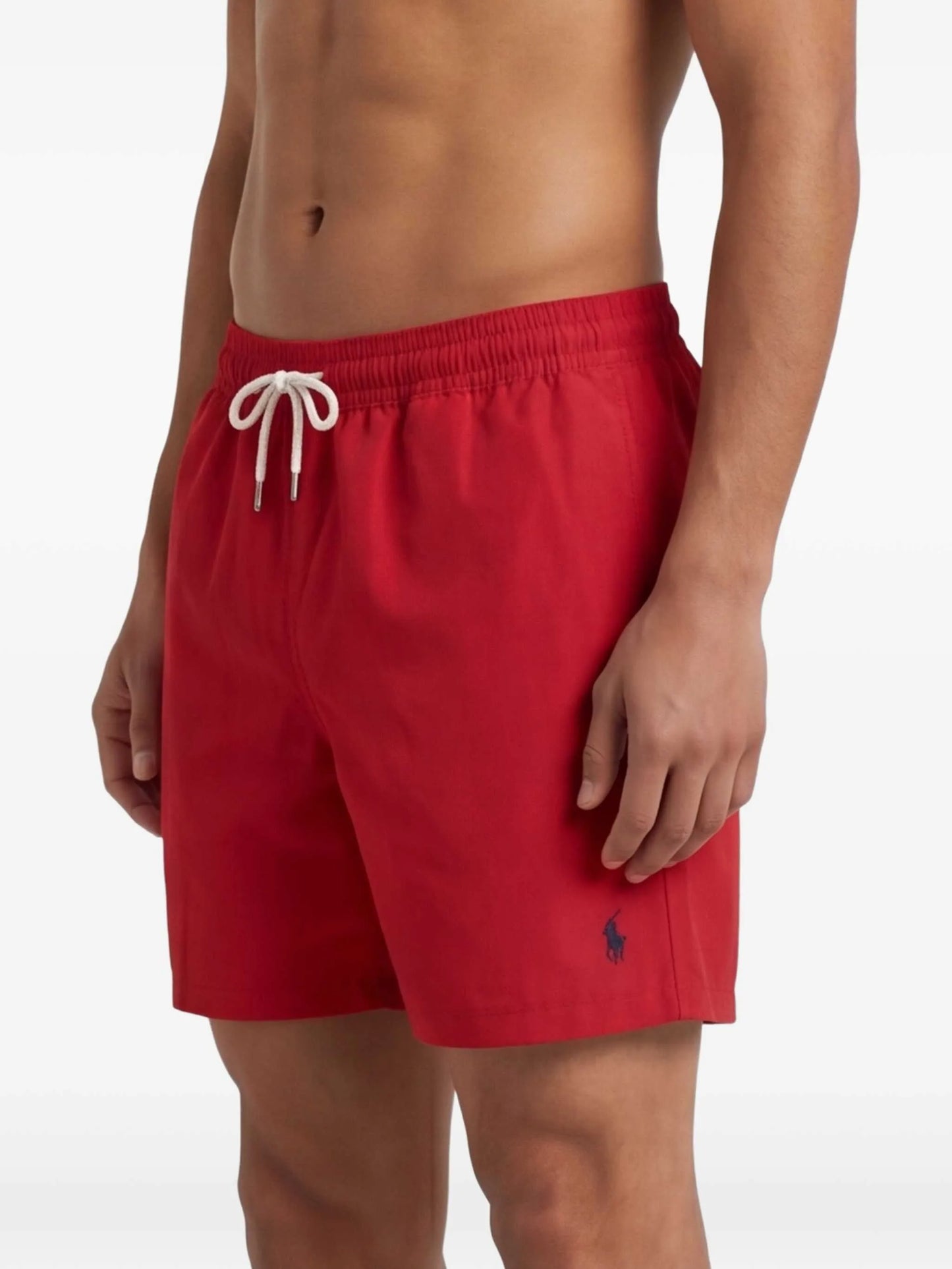 logo-embroidered swim shorts