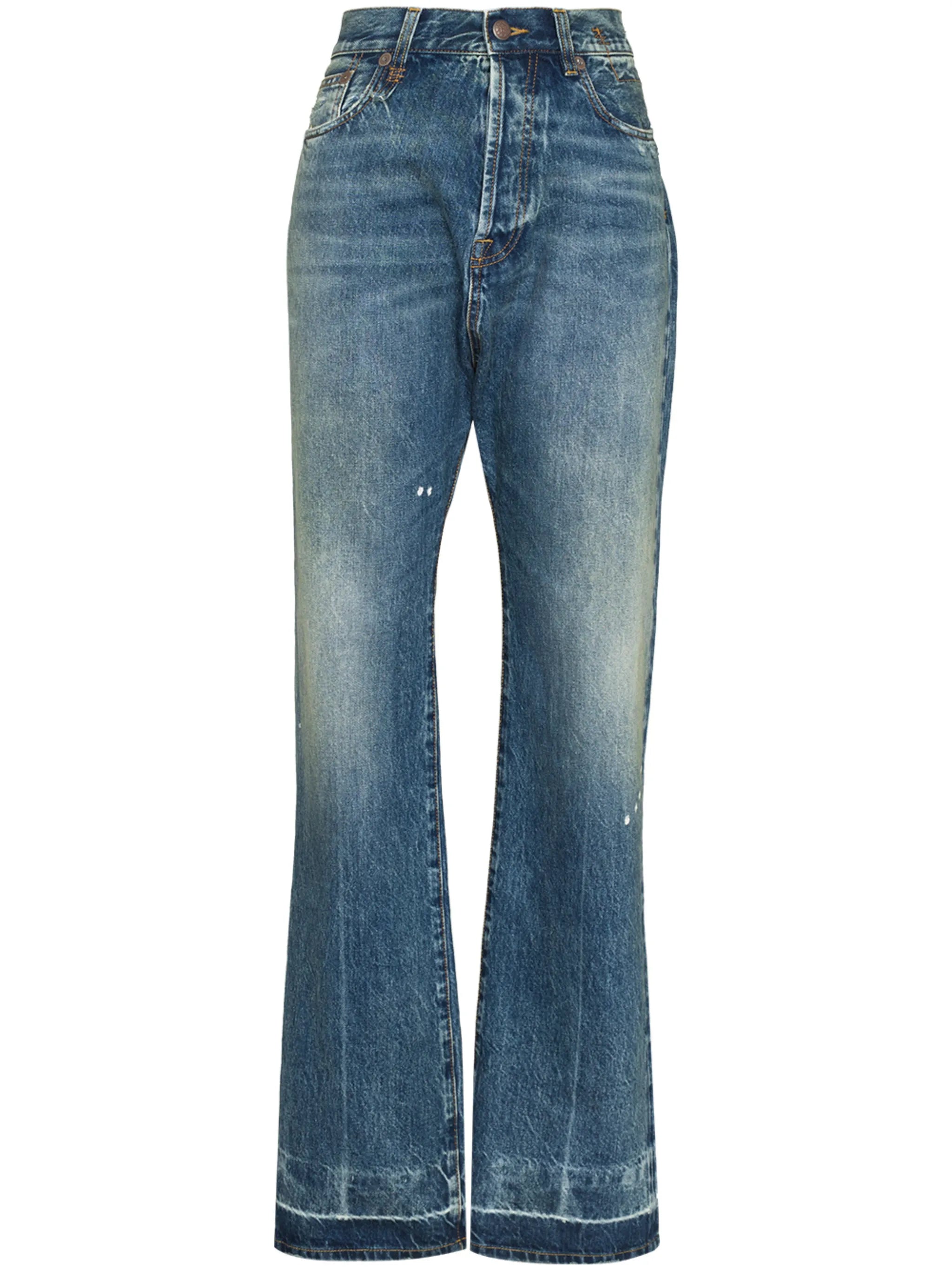 Izzy drop-hem jeans