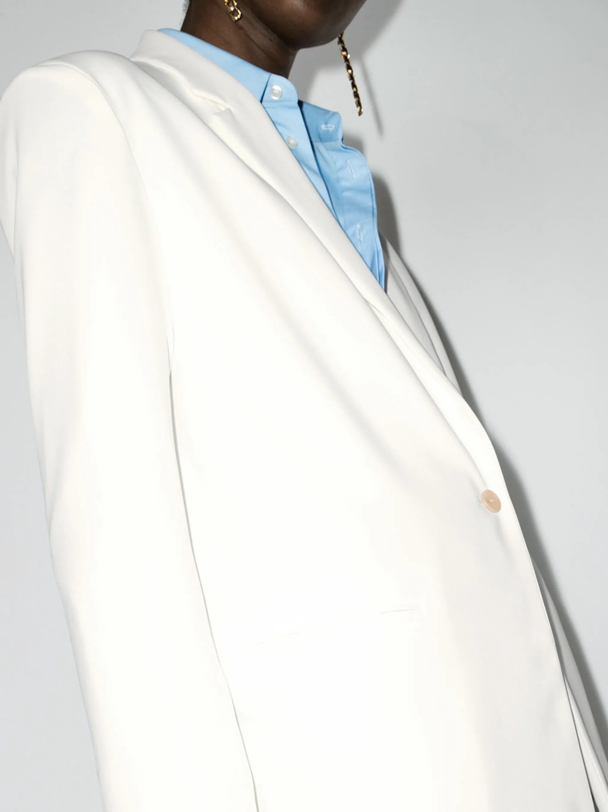 Isla single-button blazer