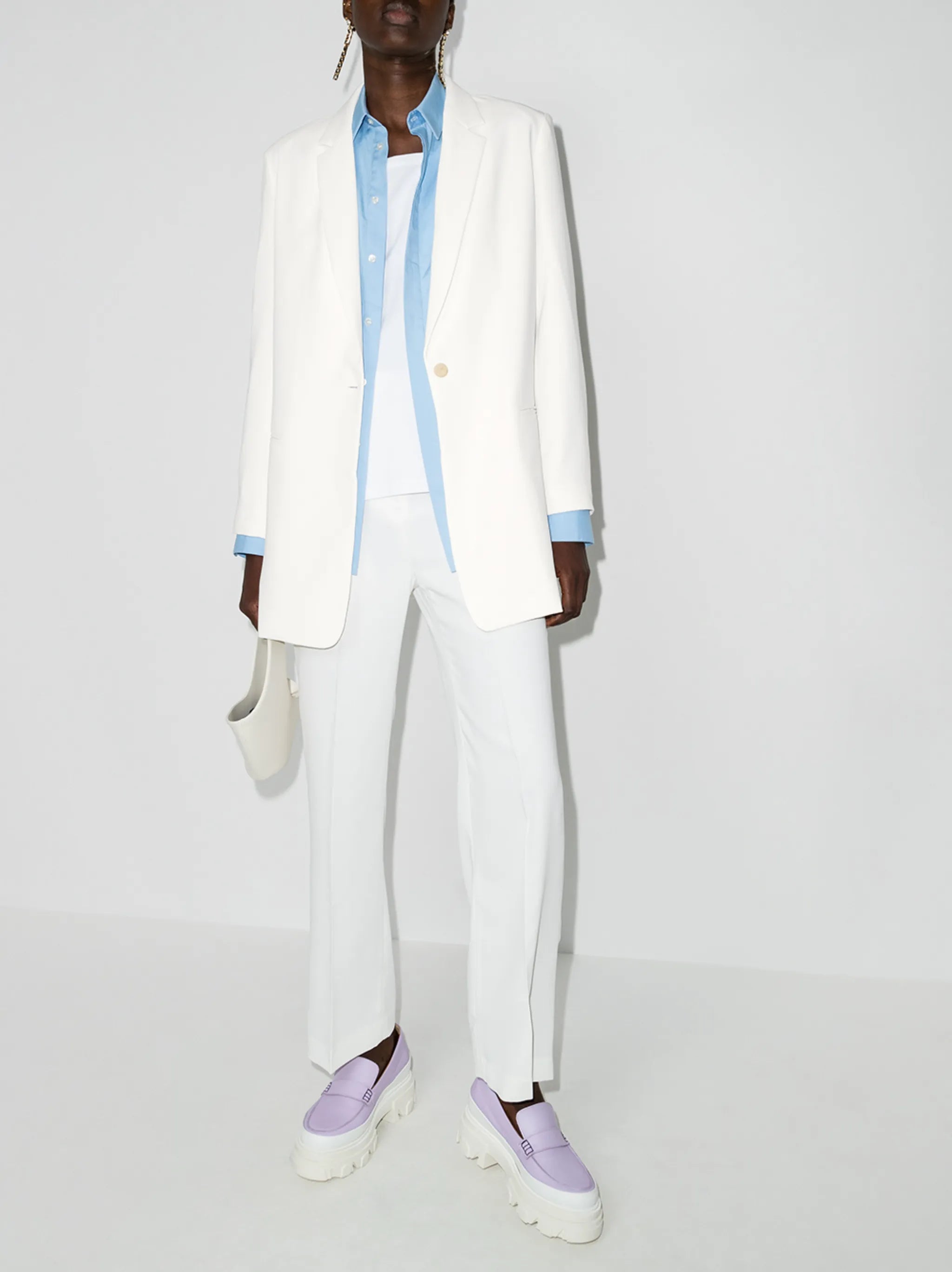 Isla single-button blazer