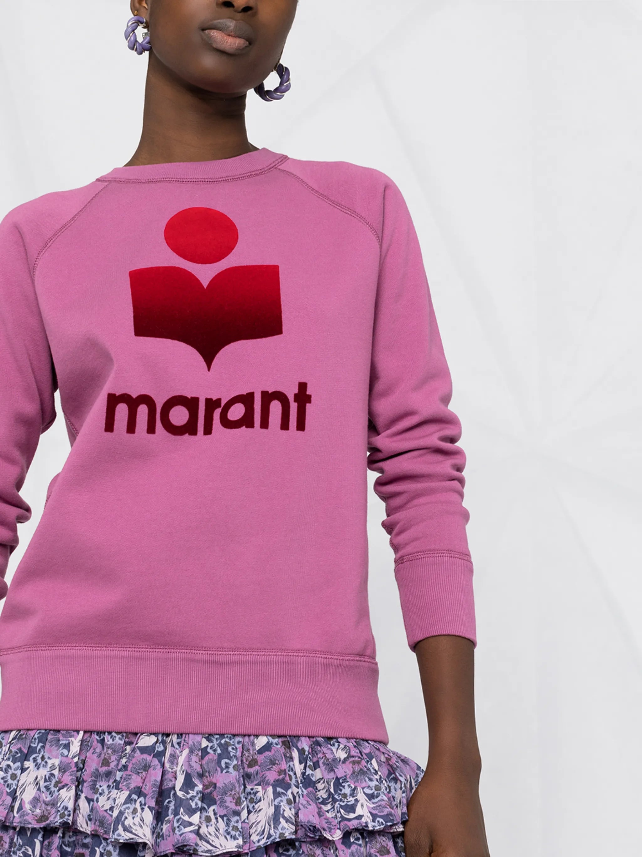 Milly logo print sweatshirt