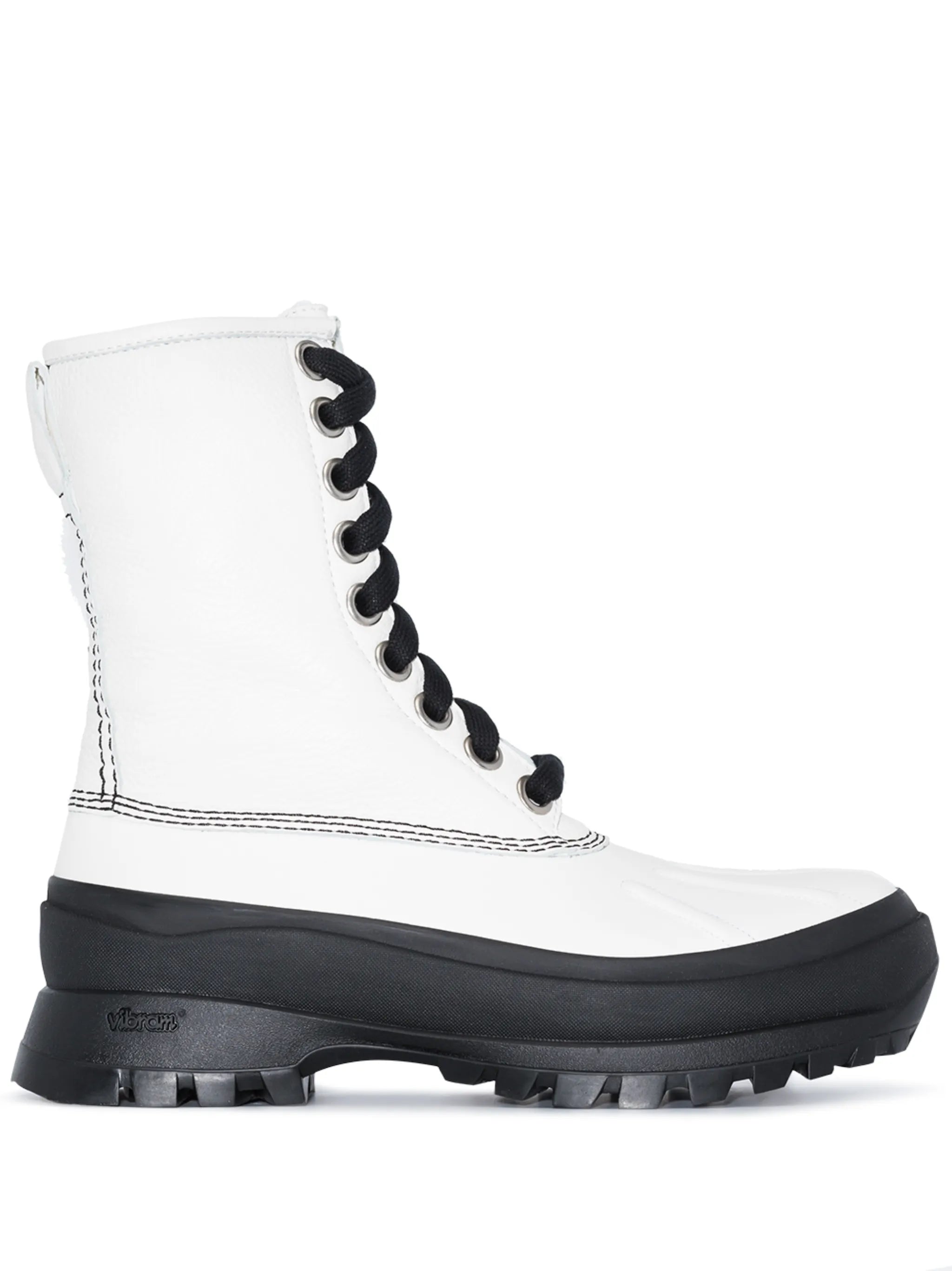 lace-up leather boots