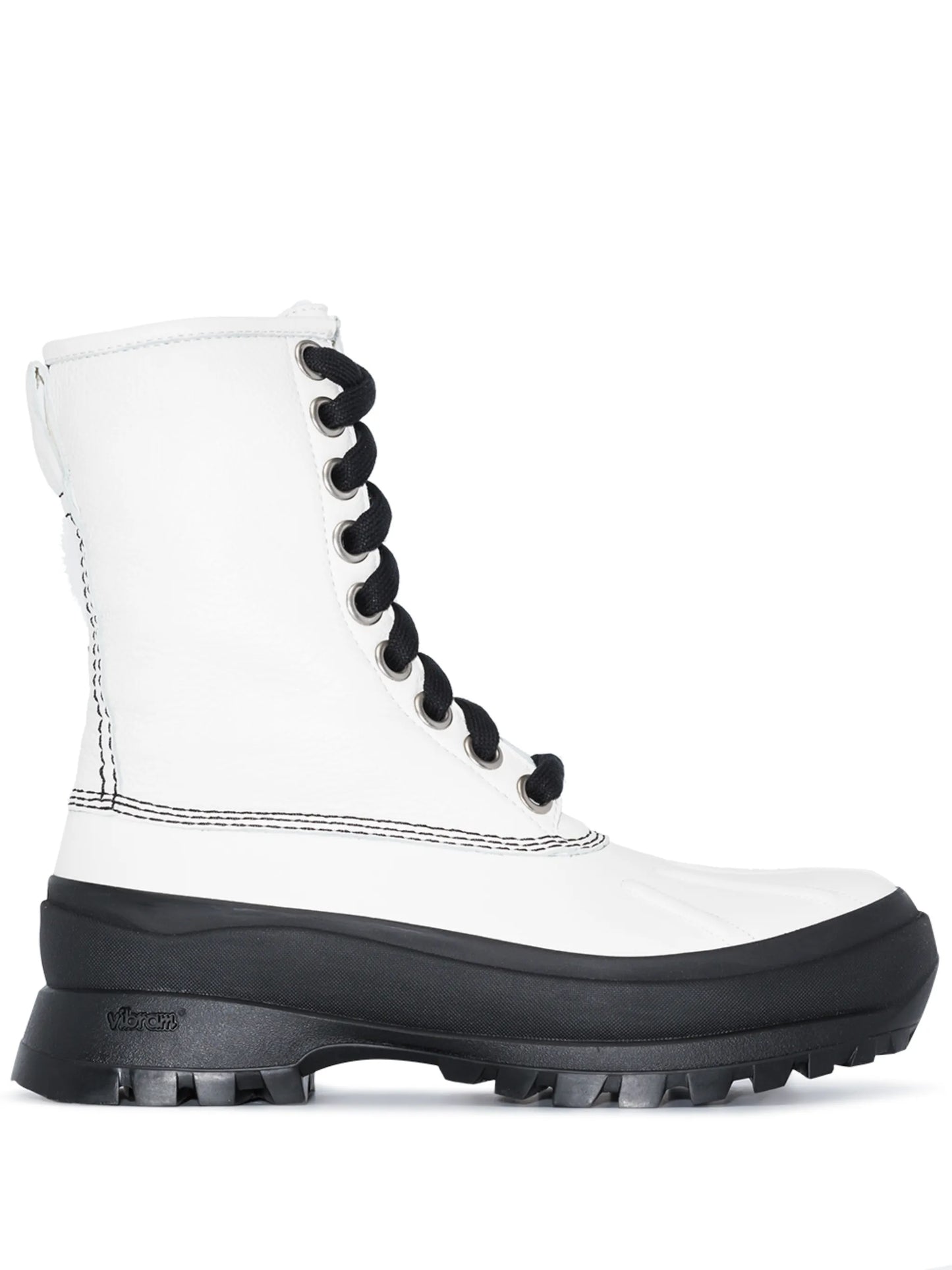 lace-up leather boots