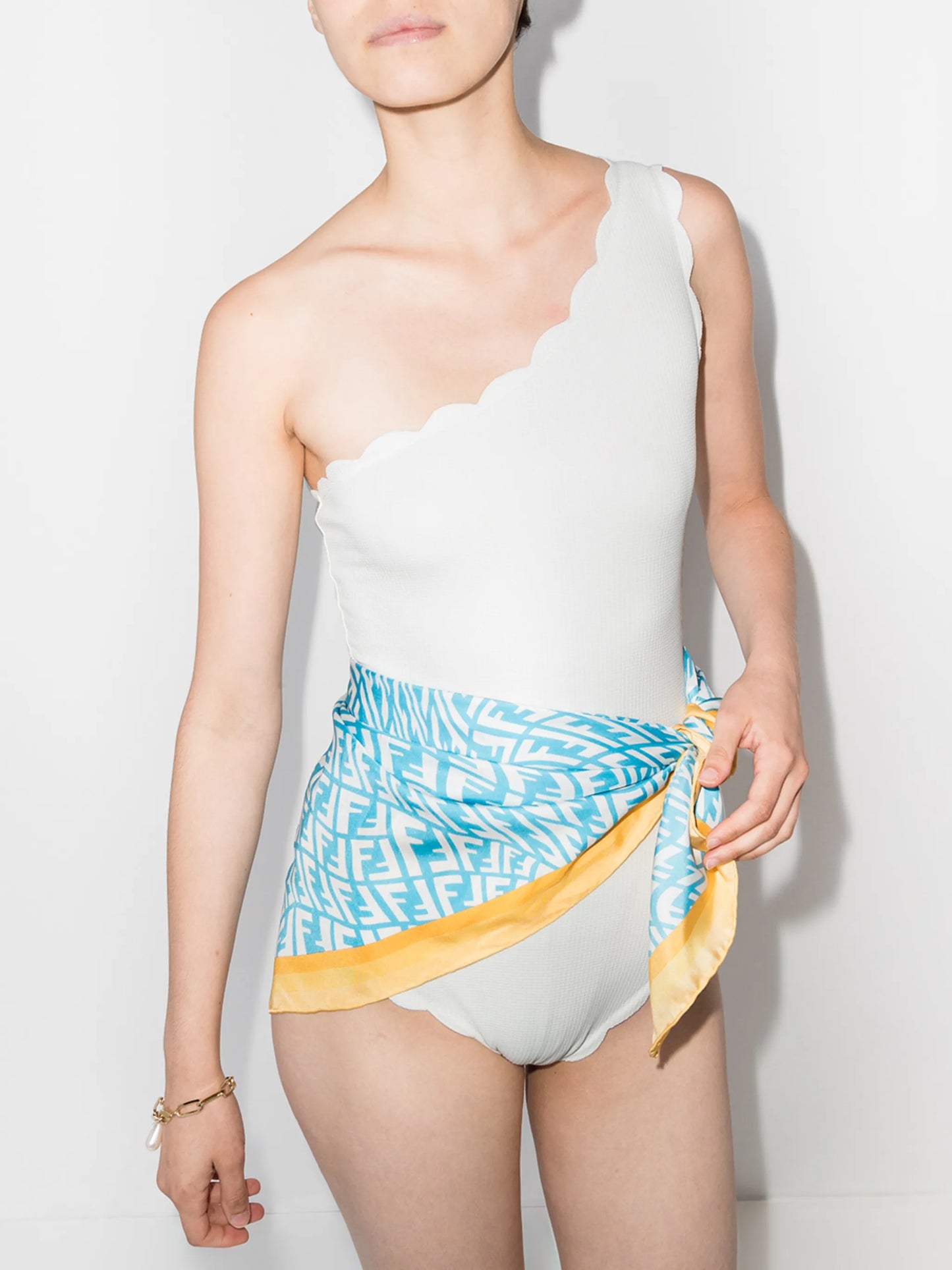 Santa Barbara one-shoulder swimsuit