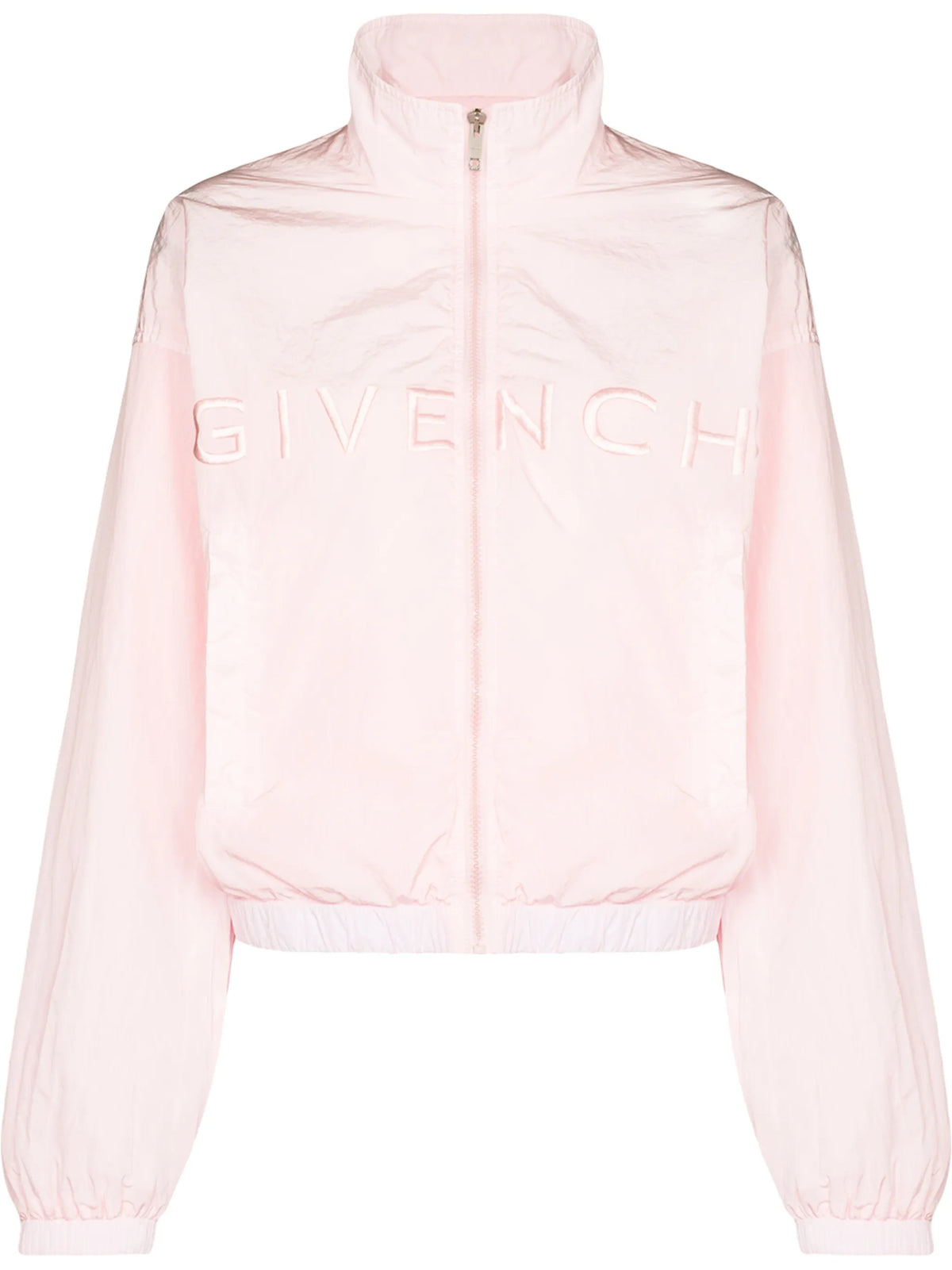 logo-embroidered track jacket