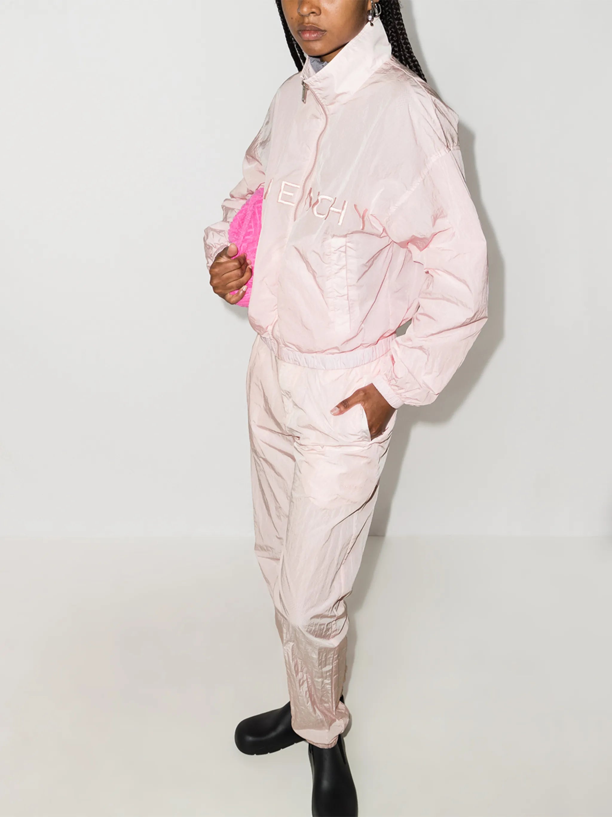 logo-embroidered track jacket