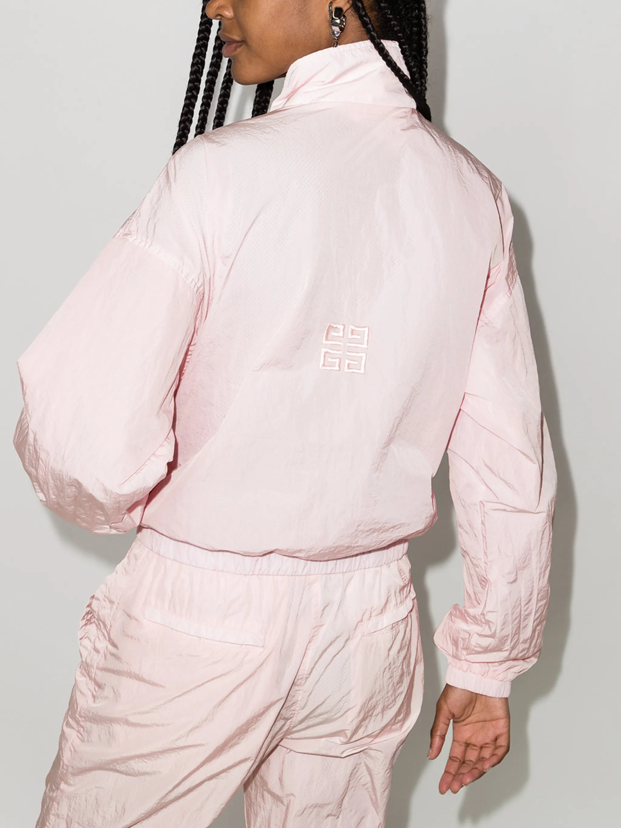 logo-embroidered track jacket
