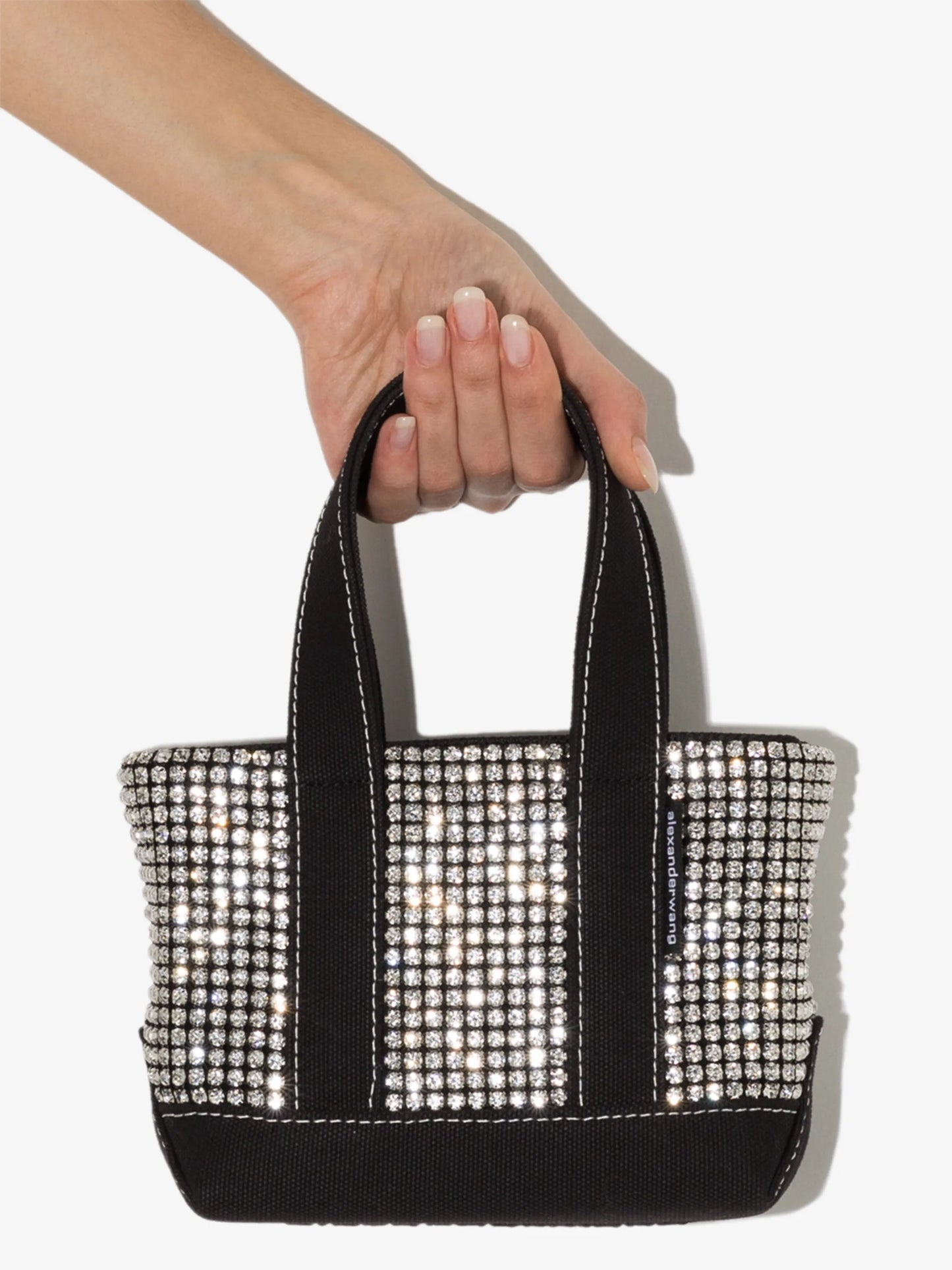 crystal-embellished tote bag
